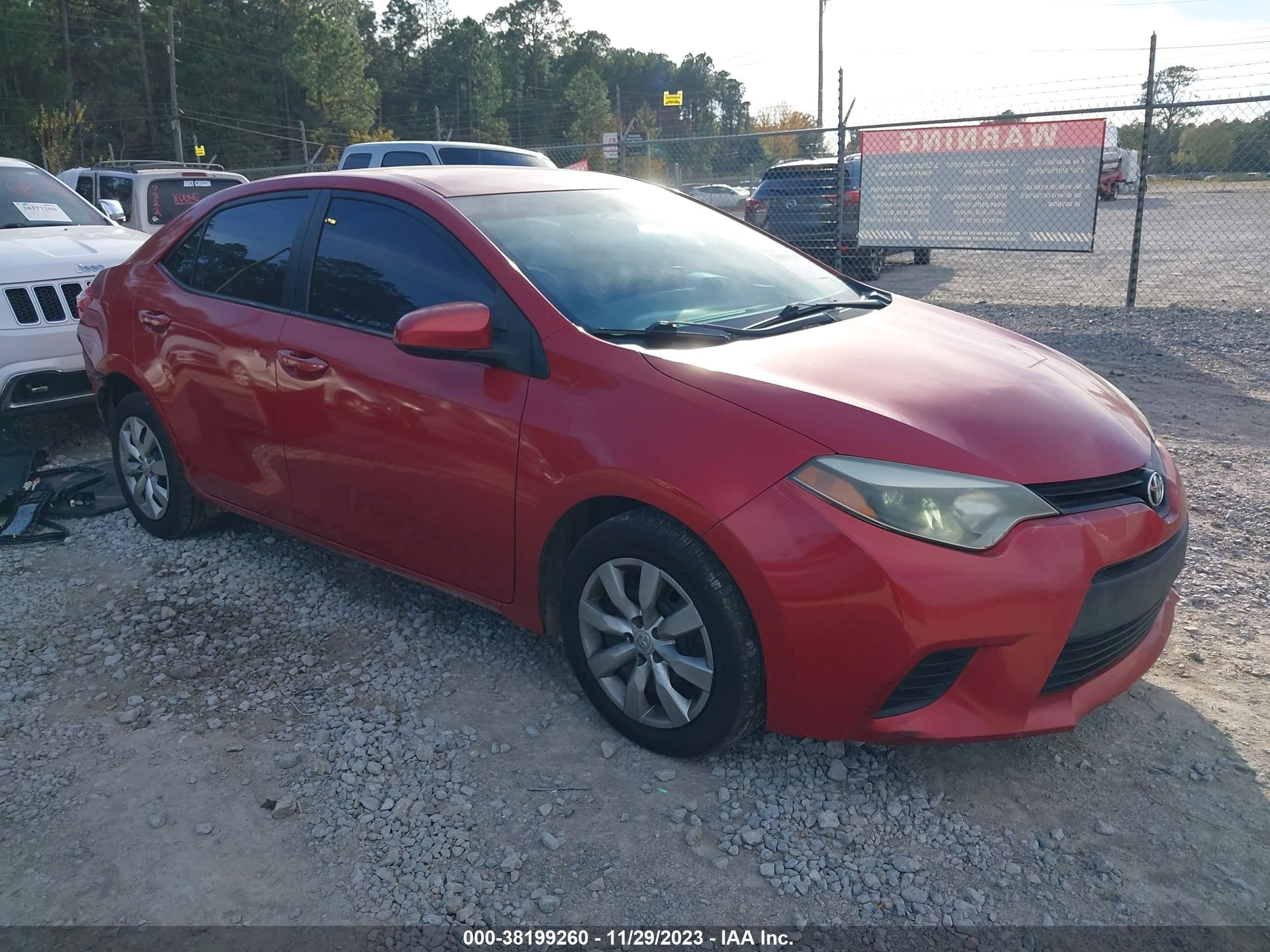 TOYOTA COROLLA 2014 5yfburhe0ep110187