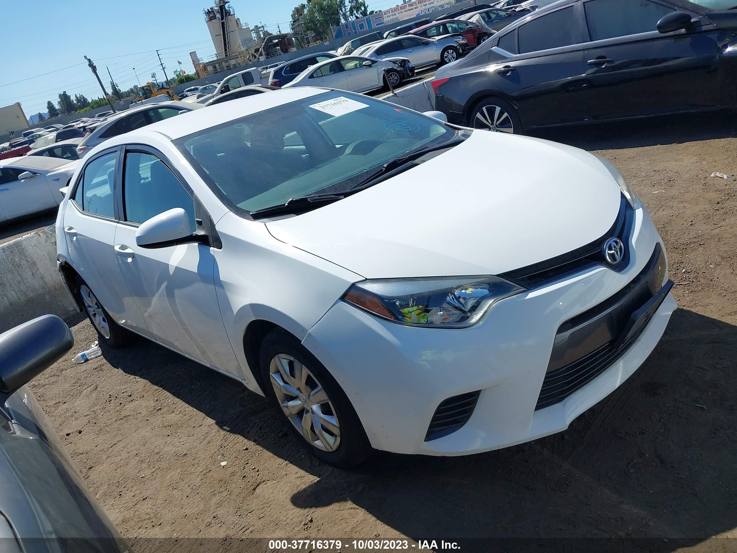 TOYOTA COROLLA 2016 5yfburhe0gp506123