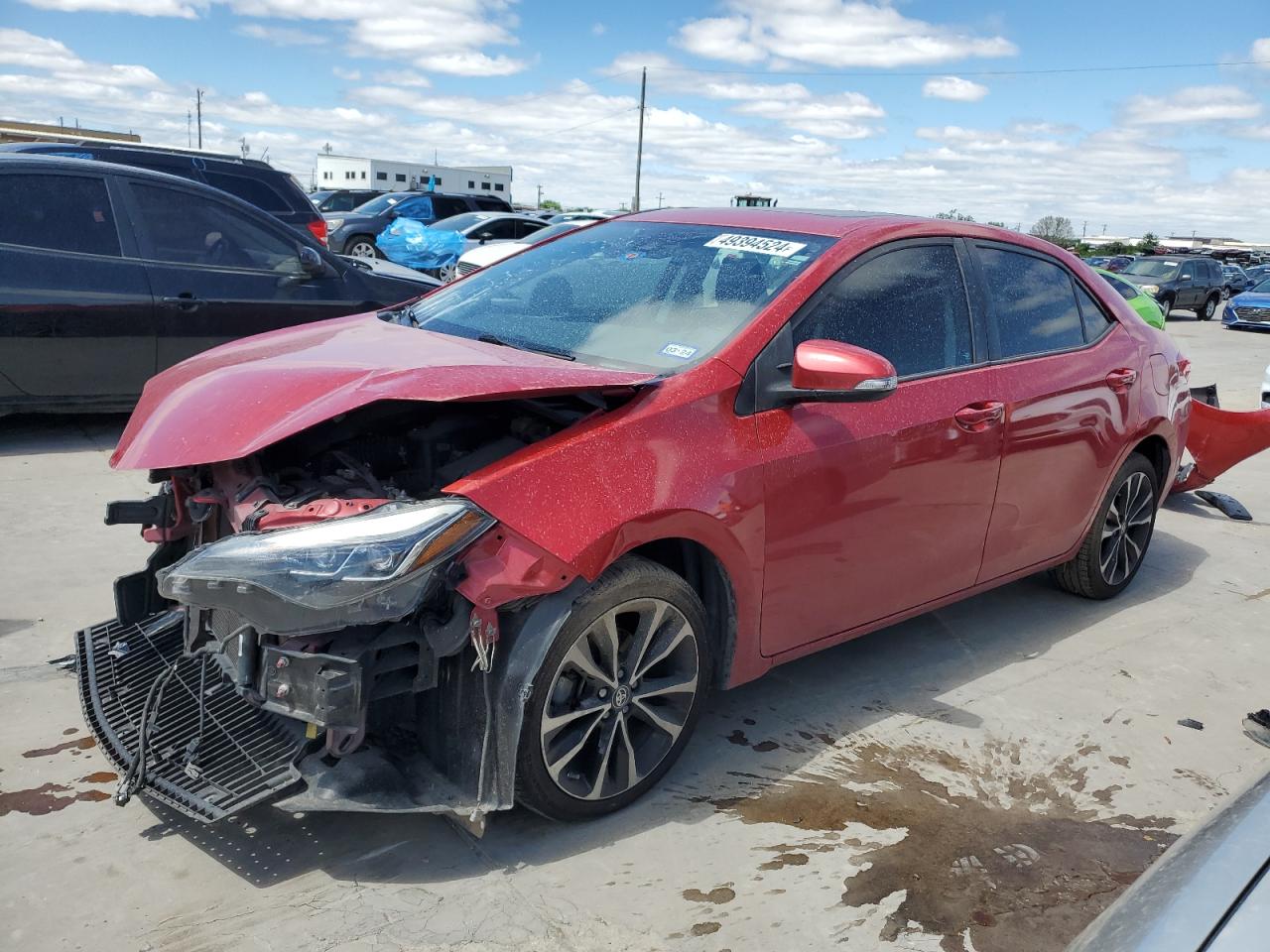 TOYOTA COROLLA 2017 5yfburhe0hp720479