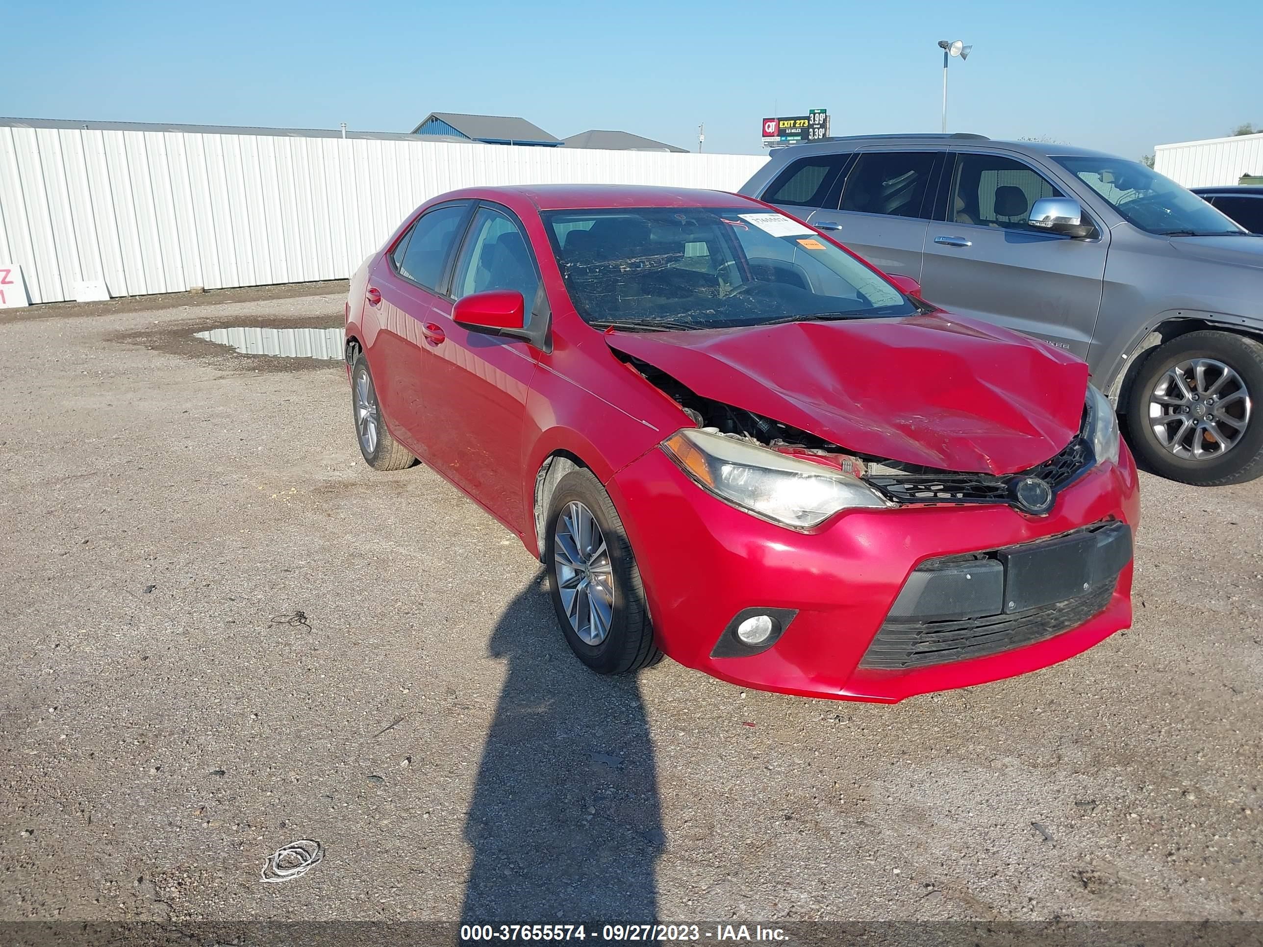 TOYOTA COROLLA 2014 5yfburhe1ep070704