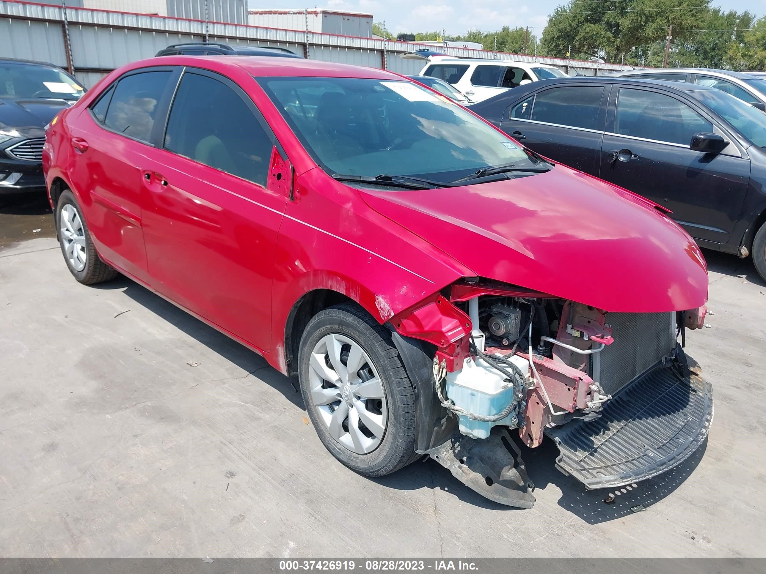 TOYOTA COROLLA 2016 5yfburhe1gp414695