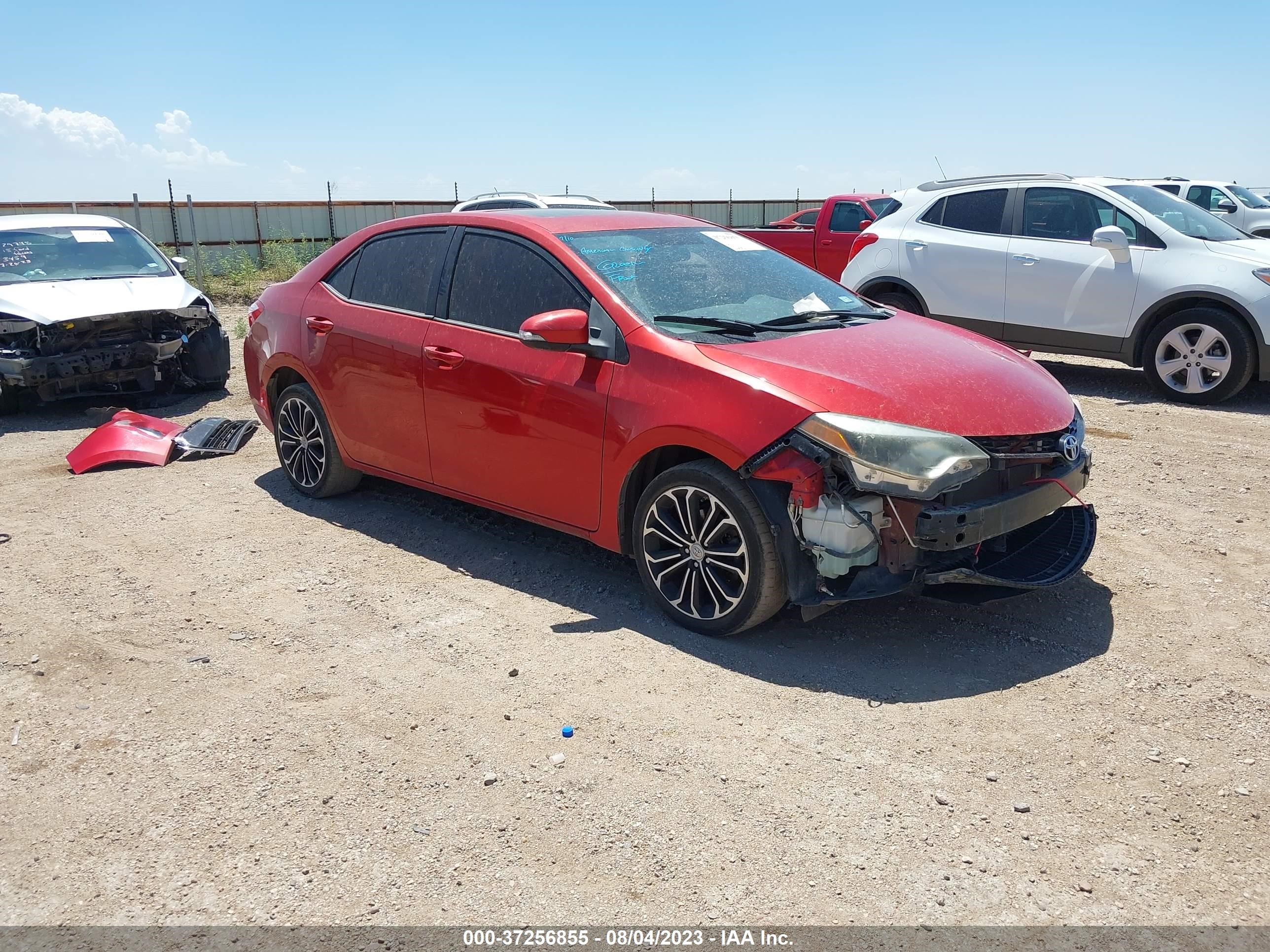 TOYOTA COROLLA 2014 5yfburhe2ep155907