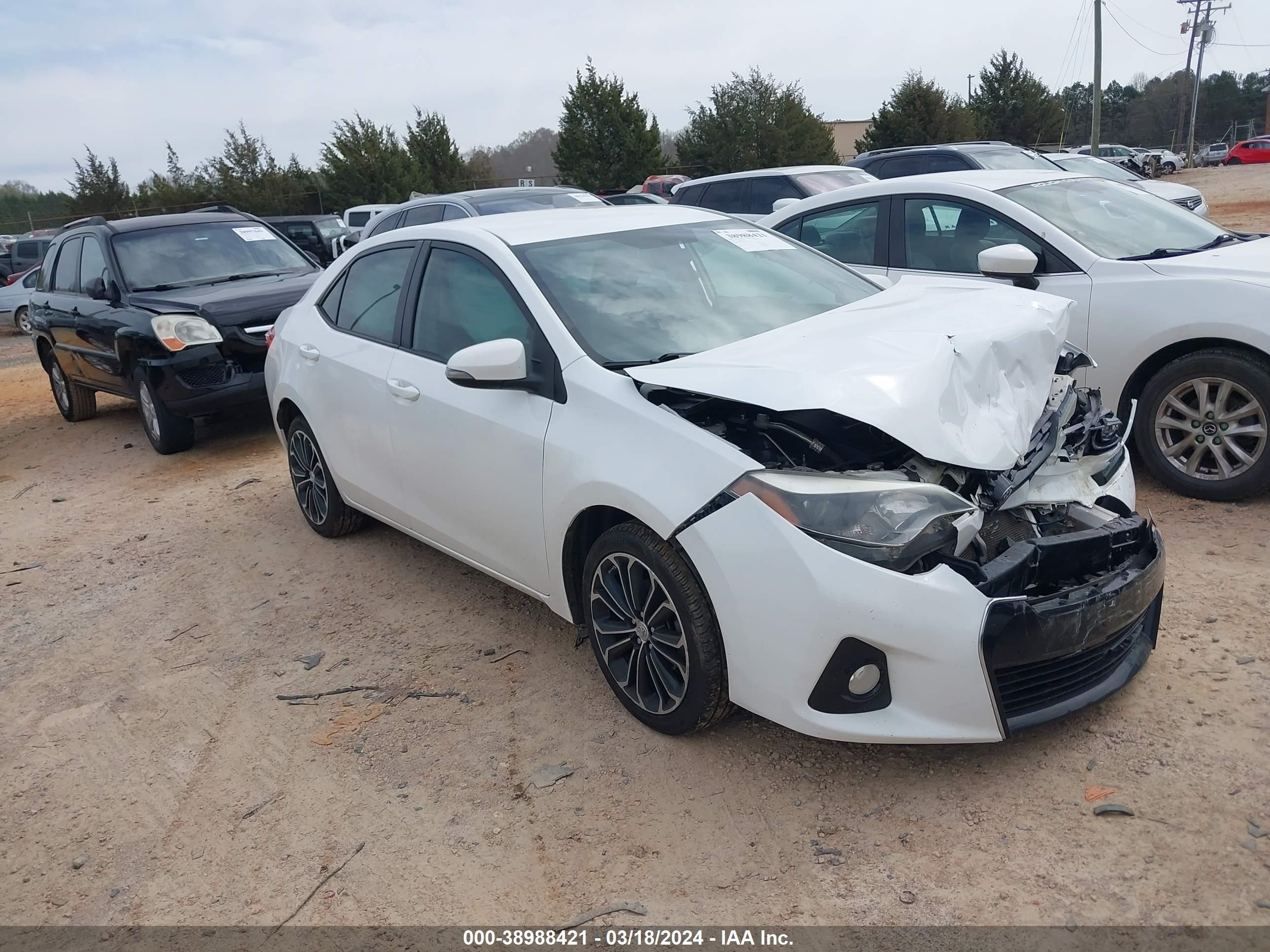 TOYOTA COROLLA 2016 5yfburhe2gp430078