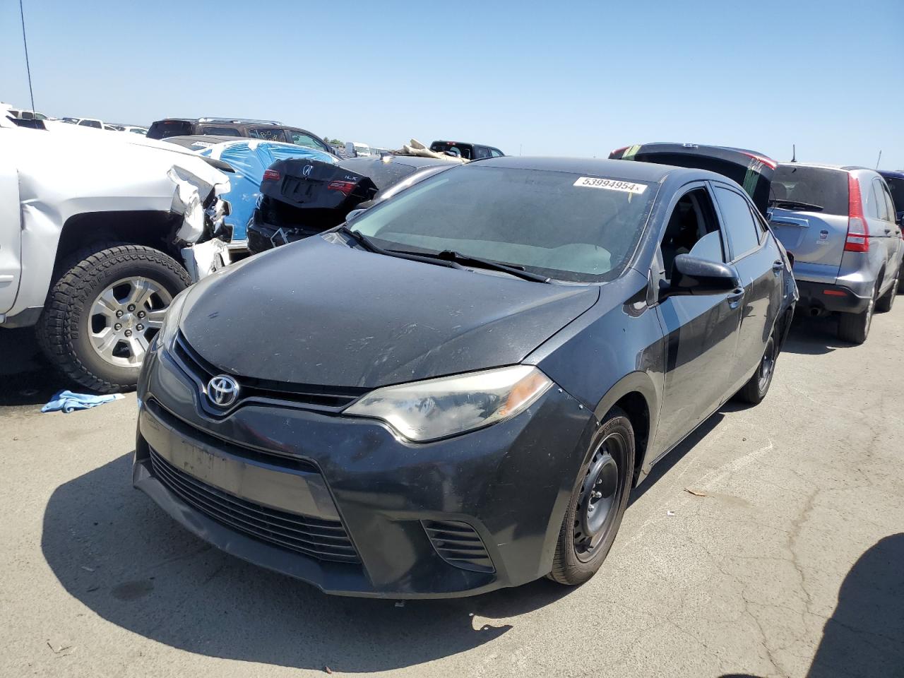 TOYOTA COROLLA 2016 5yfburhe2gp445499