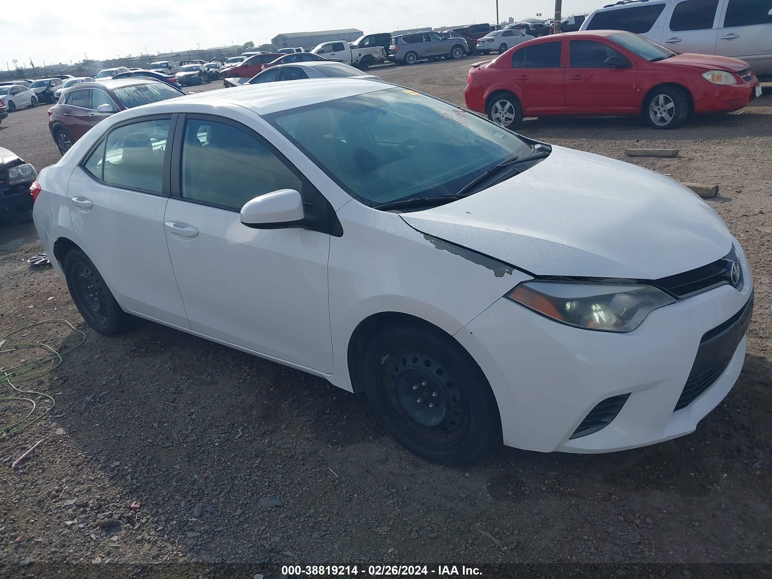 TOYOTA COROLLA 2016 5yfburhe2gp465722