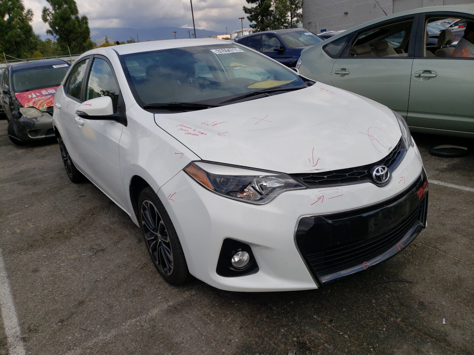 TOYOTA COROLLA L 2016 5yfburhe2gp479801