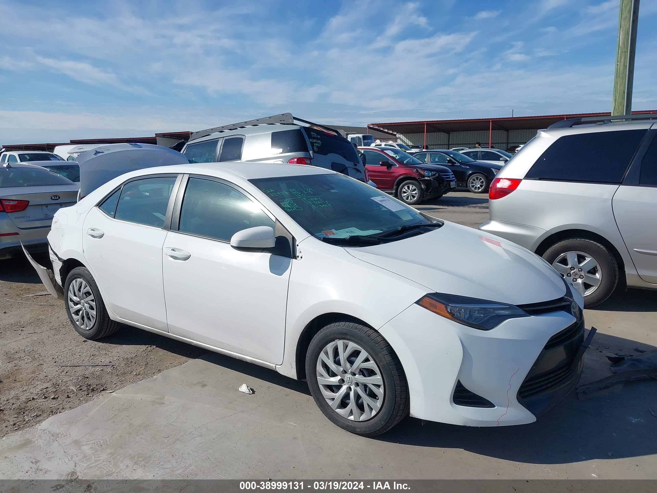 TOYOTA COROLLA 2019 5yfburhe2kp899244