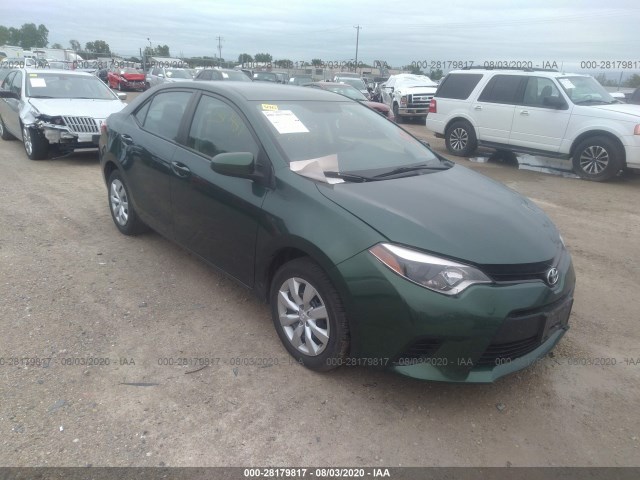 TOYOTA COROLLA 2014 5yfburhe4ep125629