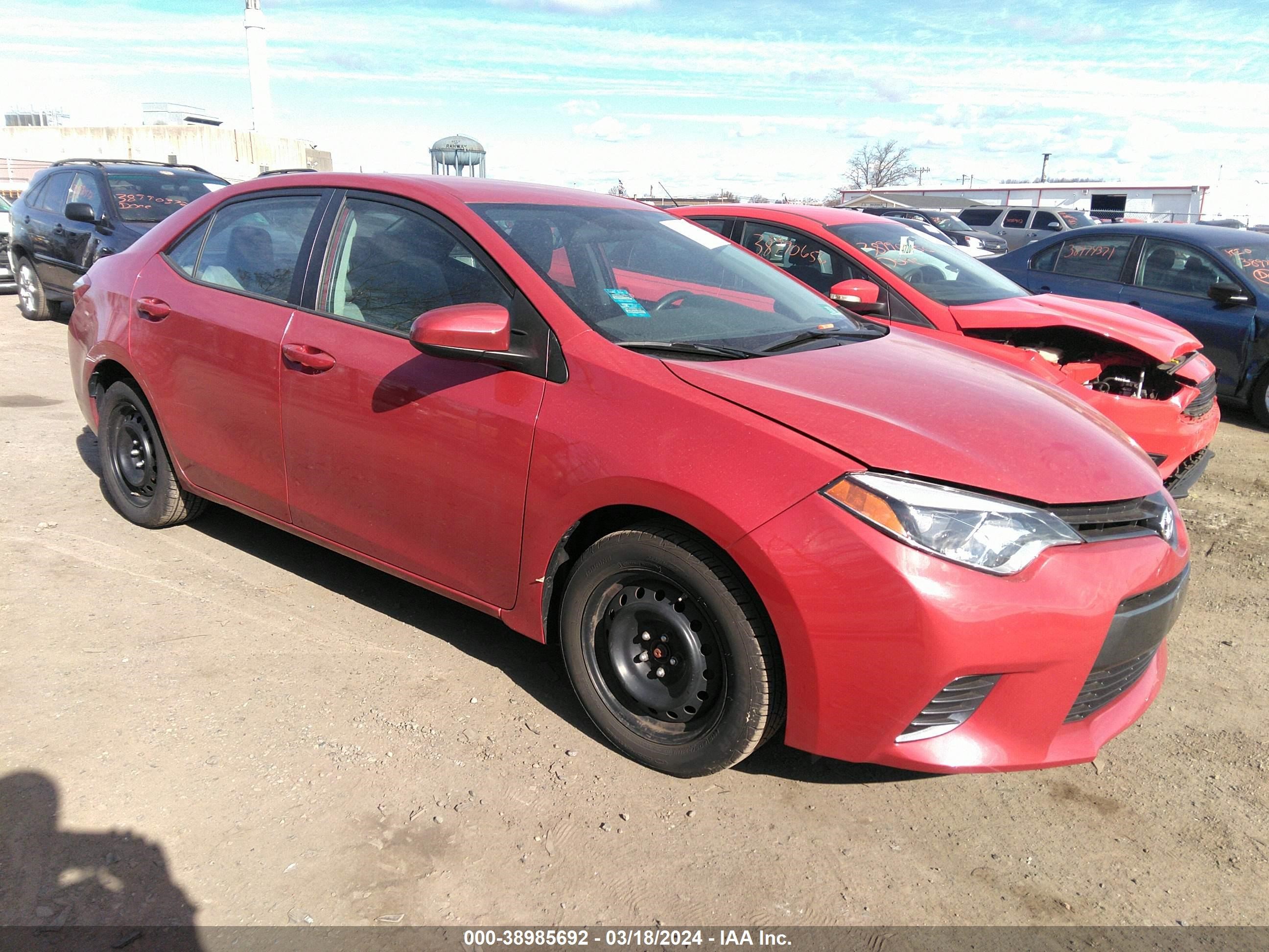 TOYOTA COROLLA 2015 5yfburhe4fp265245