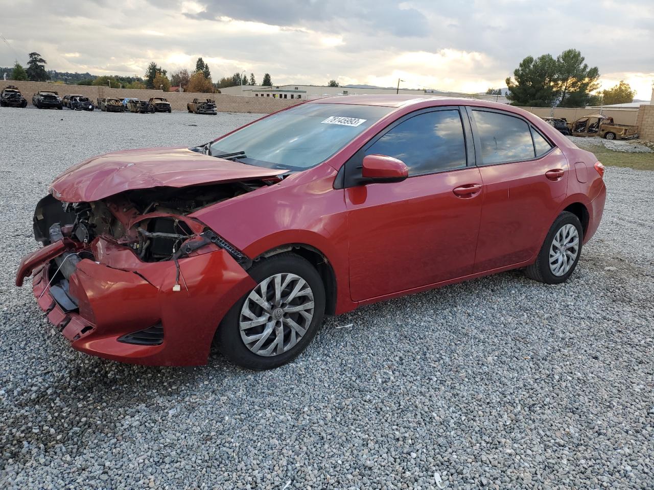 TOYOTA COROLLA 2018 5yfburhe4jp833289