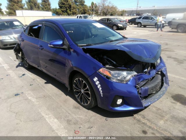 TOYOTA COROLLA 2015 5yfburhe5fp249121