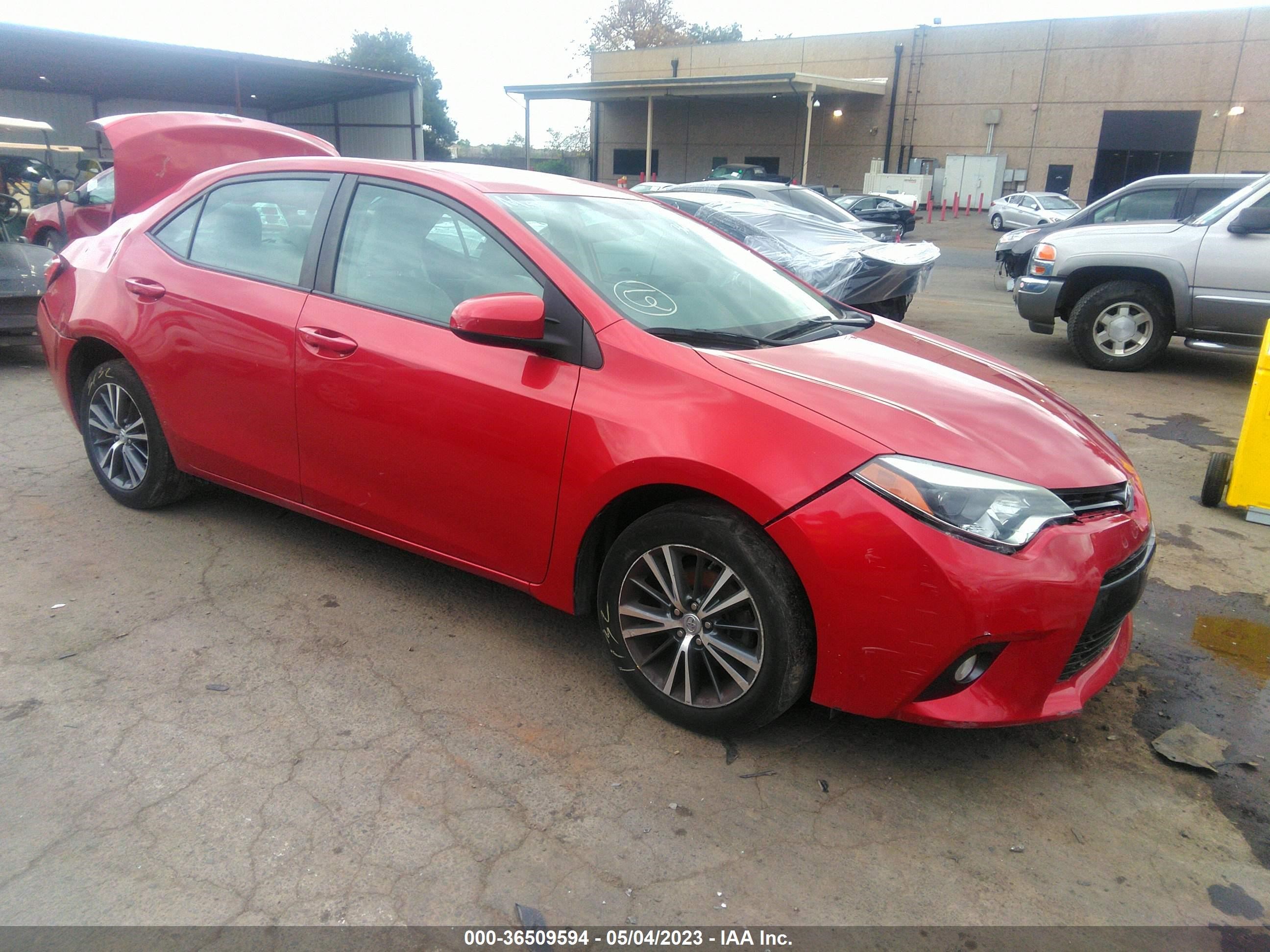 TOYOTA COROLLA 2016 5yfburhe5gp422895