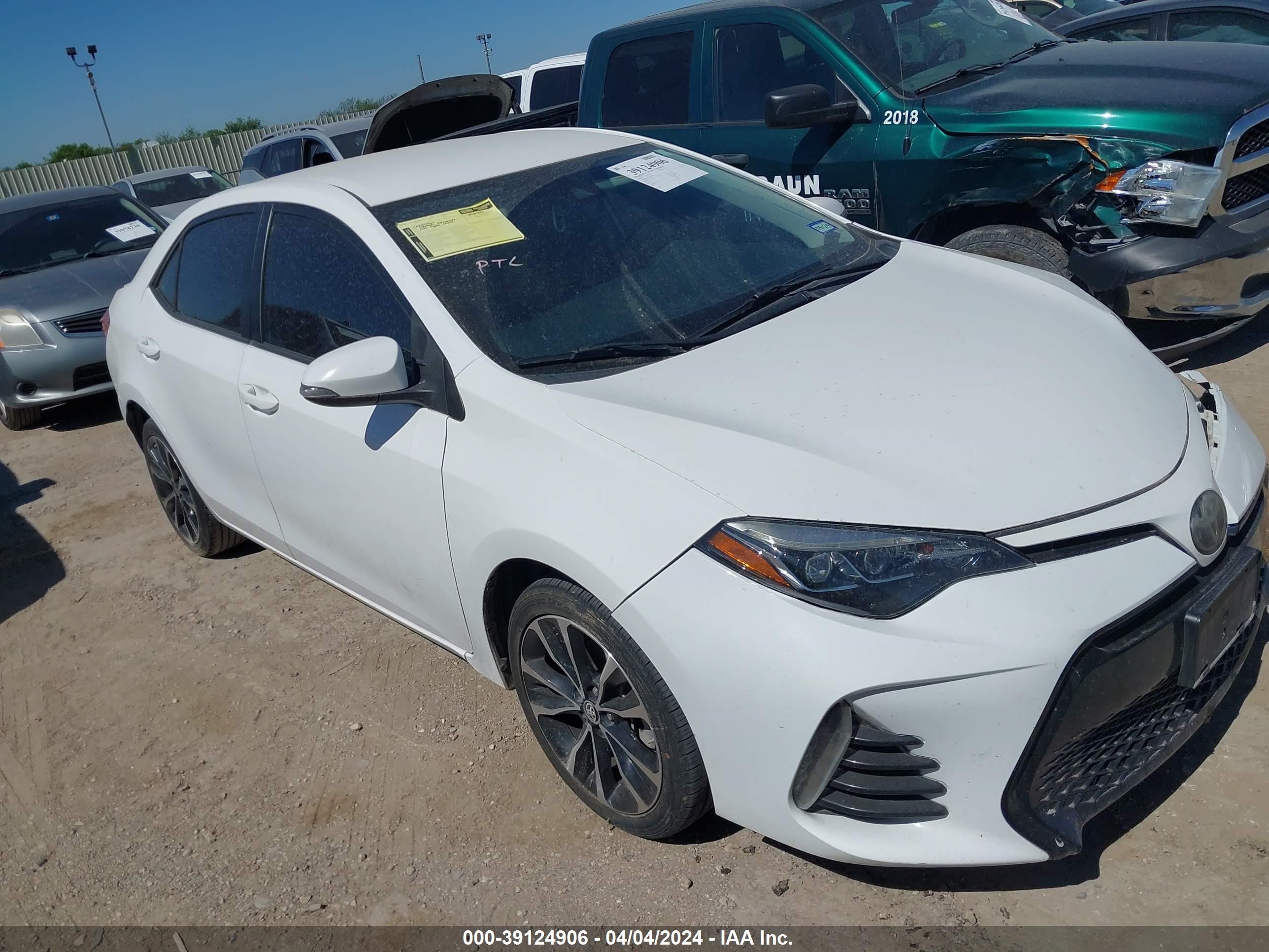 TOYOTA COROLLA 2019 5yfburhe5kp906154