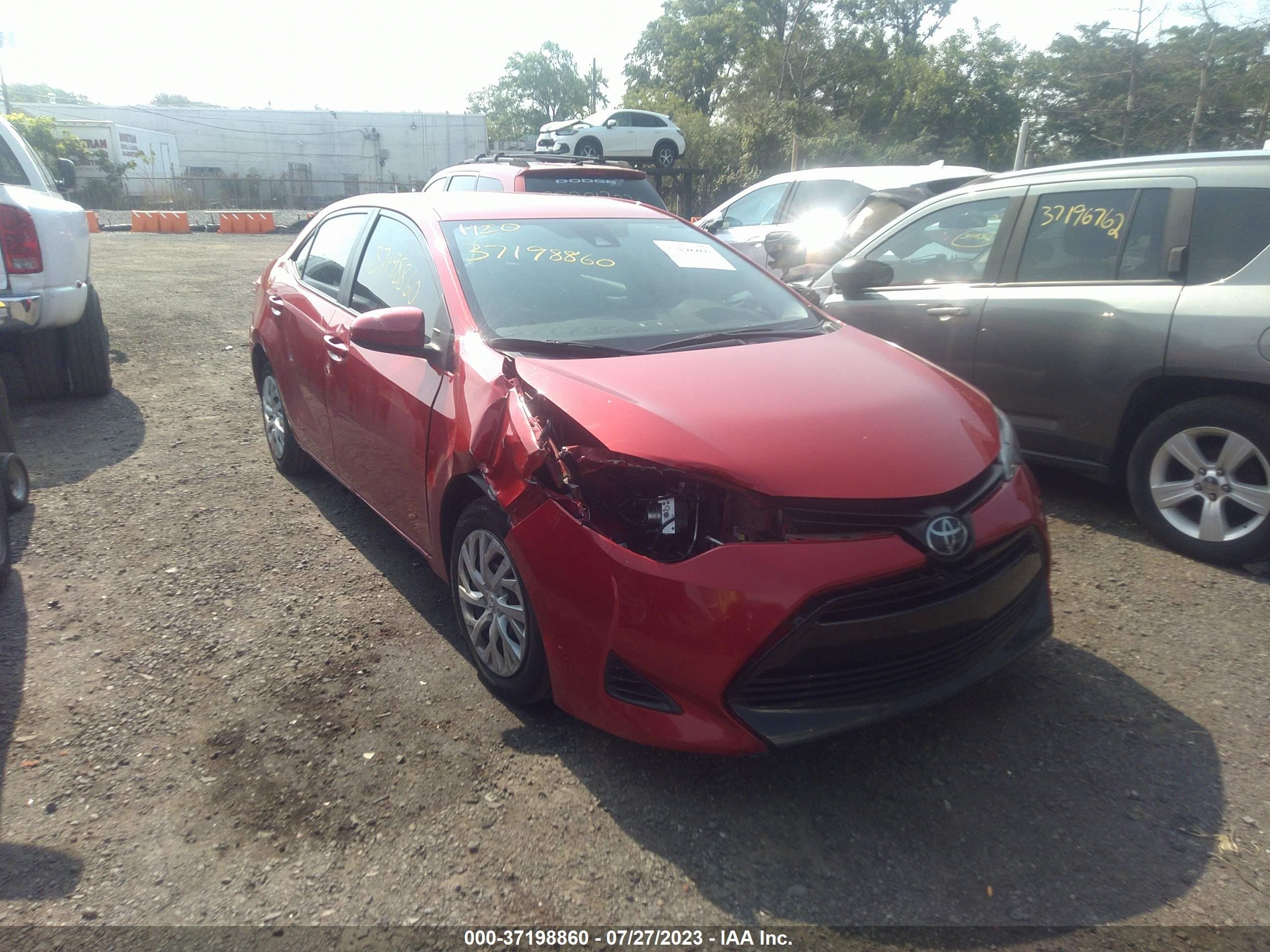 TOYOTA COROLLA 2019 5yfburhe5kp942832