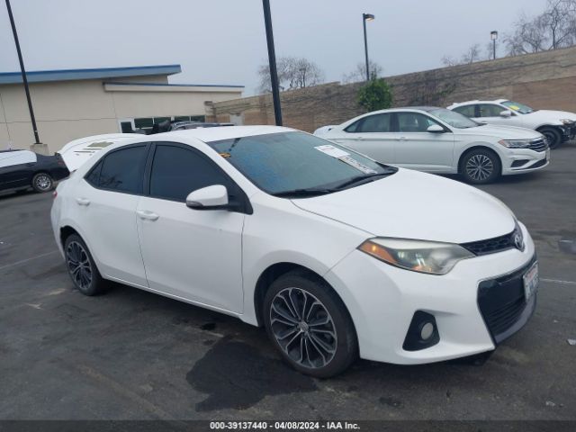 TOYOTA COROLLA 2015 5yfburhe6fp253307