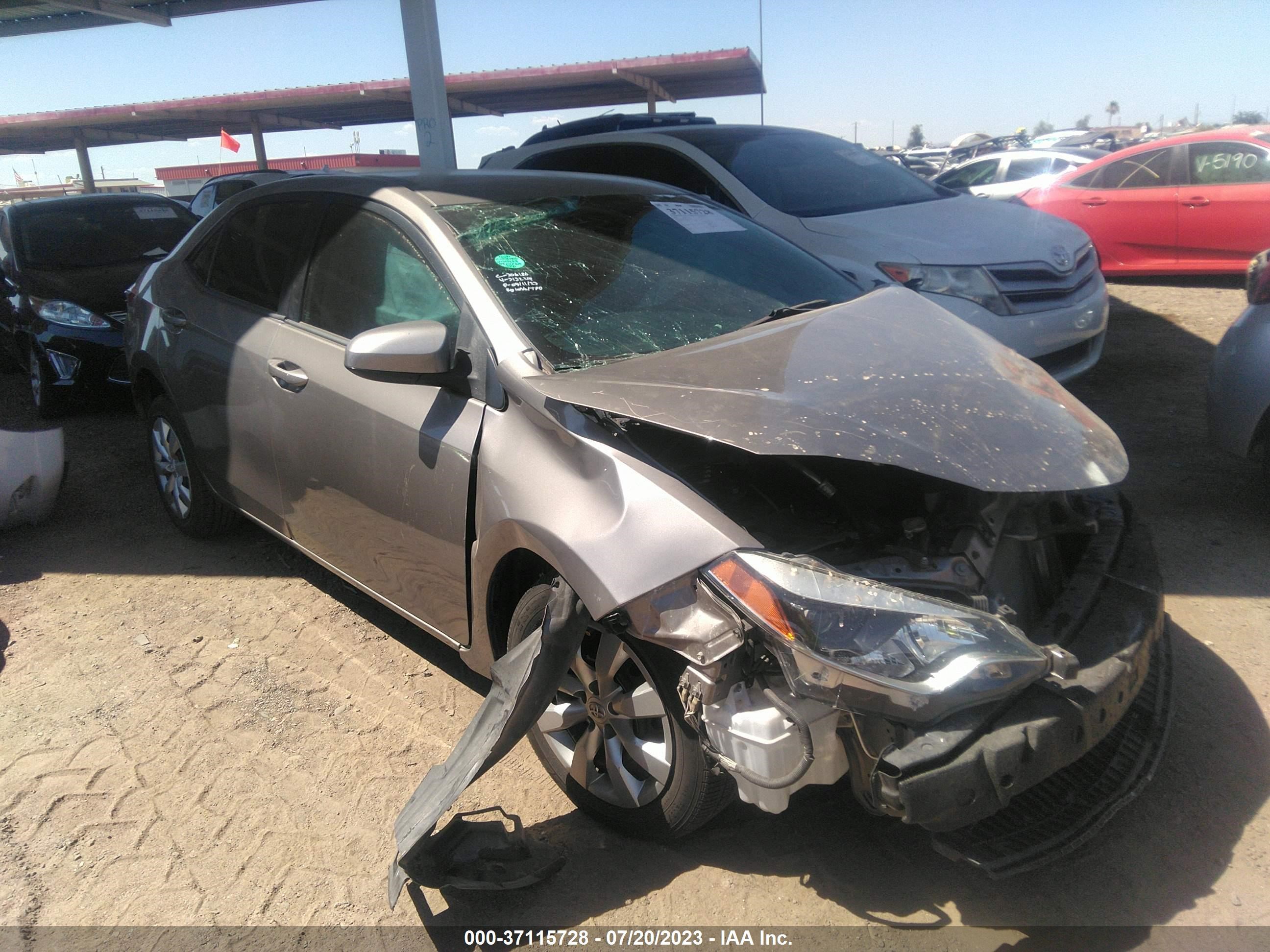 TOYOTA COROLLA 2015 5yfburhe6fp313229