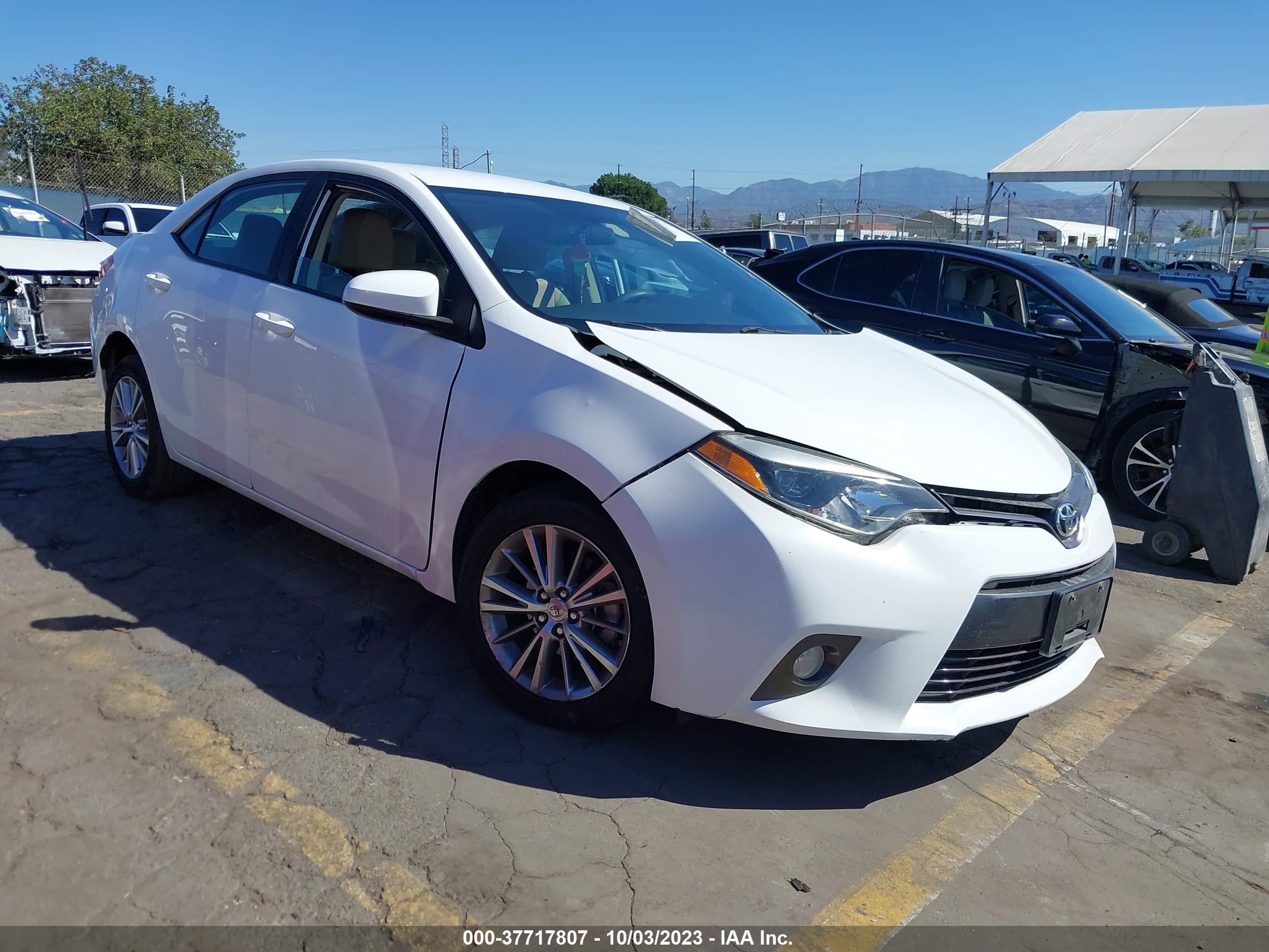 TOYOTA COROLLA 2015 5yfburhe6fp327325