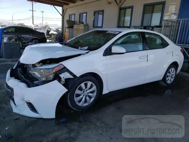 TOYOTA COROLLA 2016 5yfburhe6gp425630