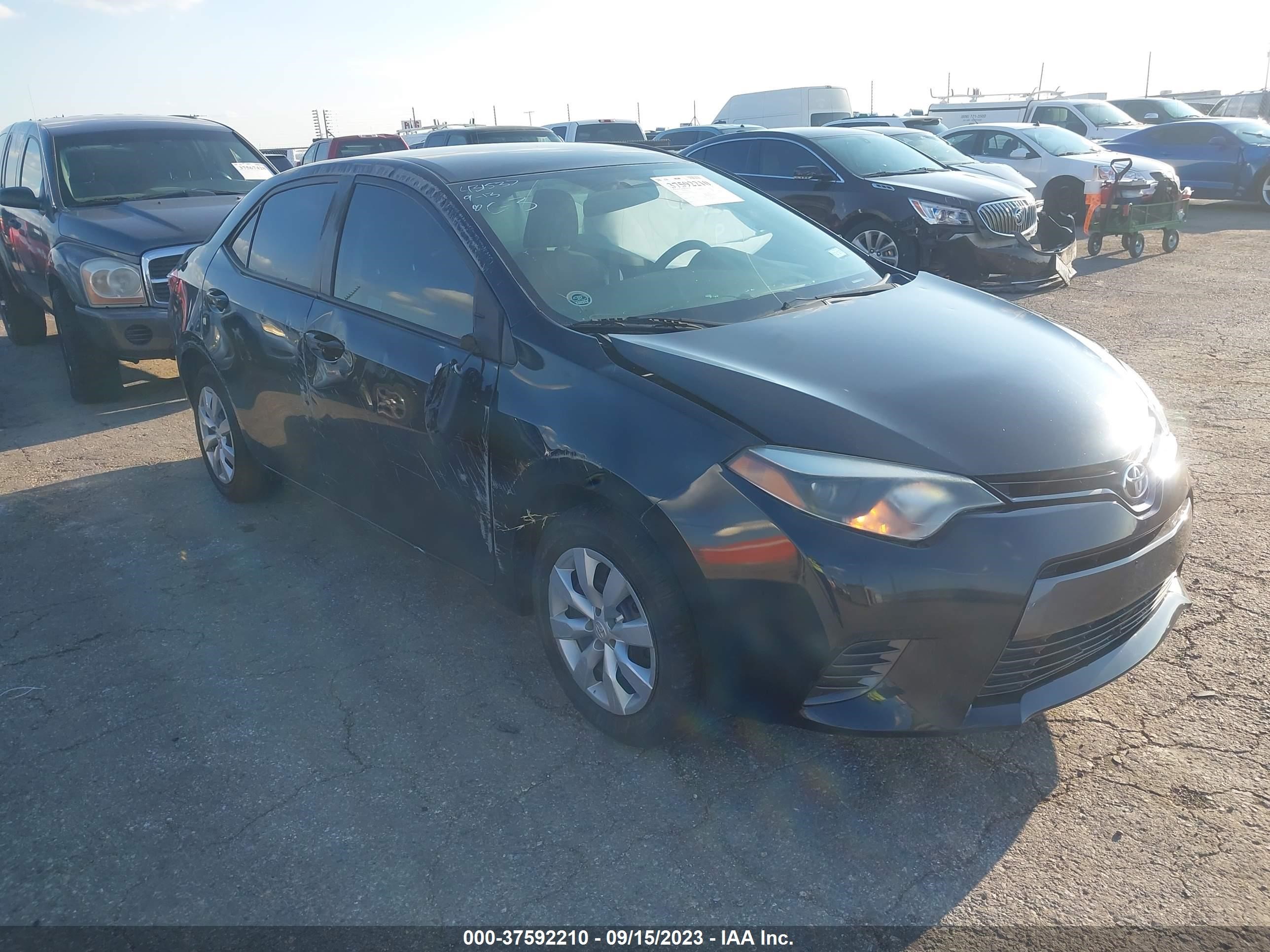 TOYOTA COROLLA 2016 5yfburhe6gp496259