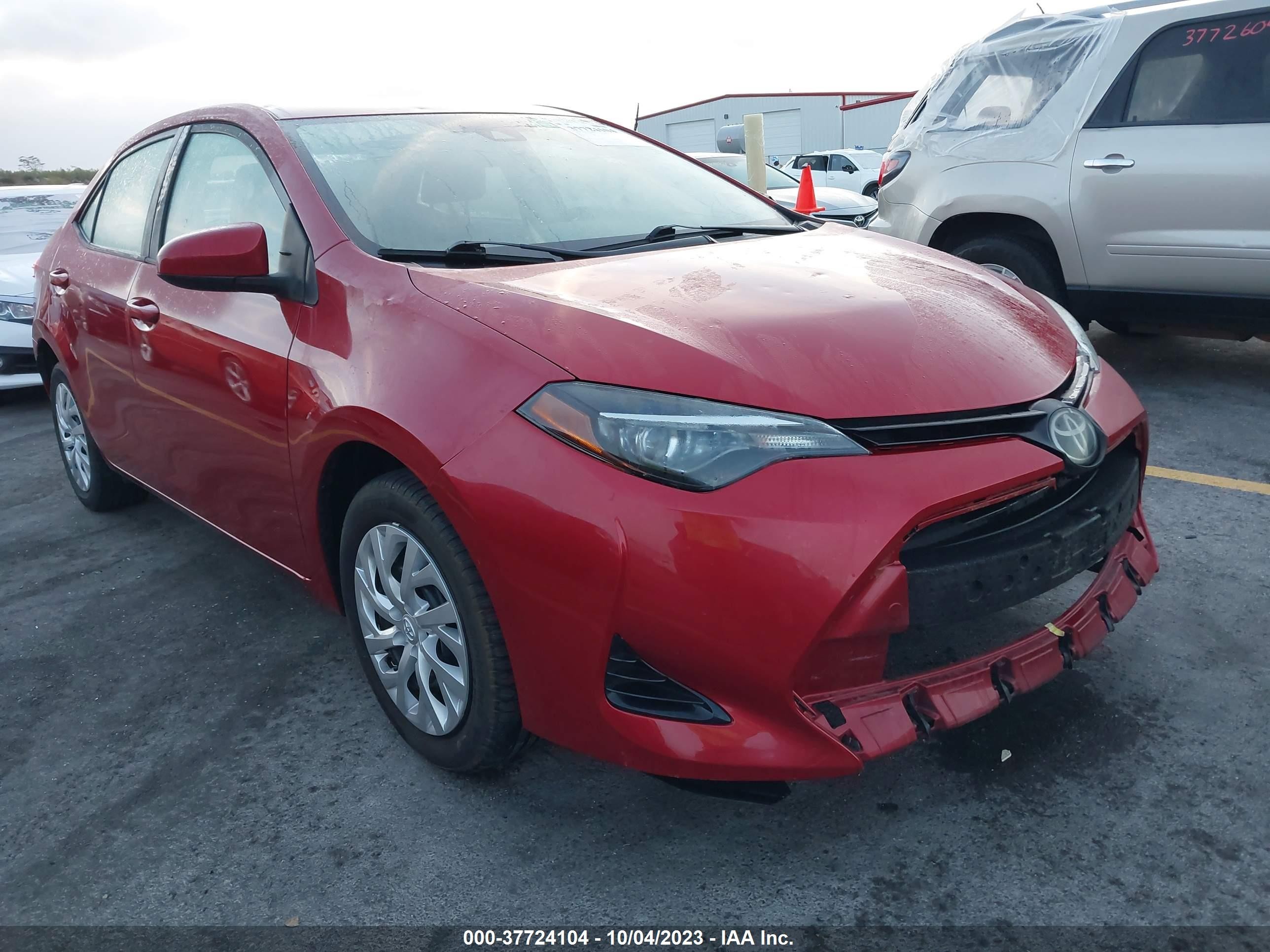 TOYOTA COROLLA 2019 5yfburhe6kp873018