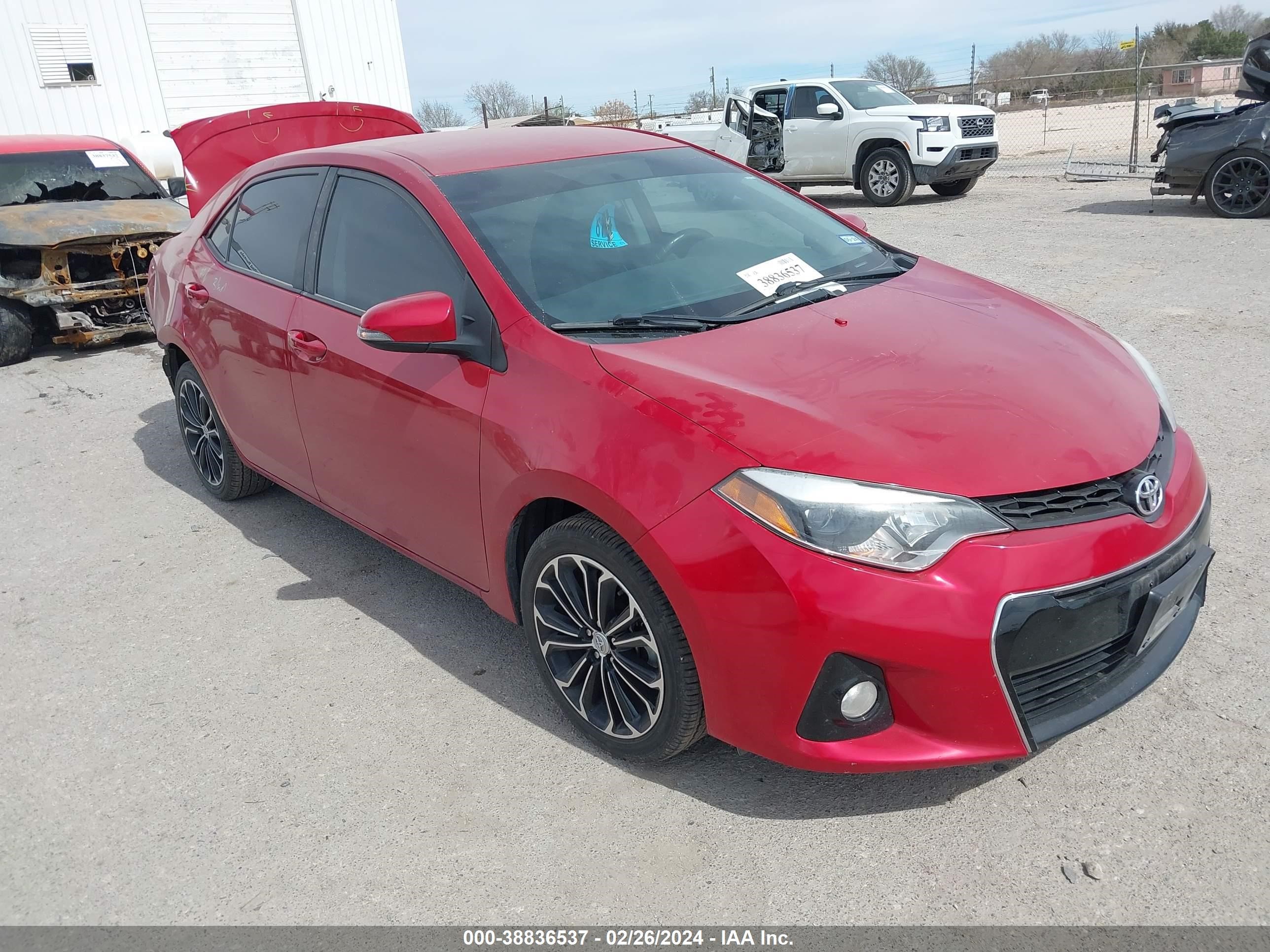 TOYOTA COROLLA 2015 5yfburhe7fp327530