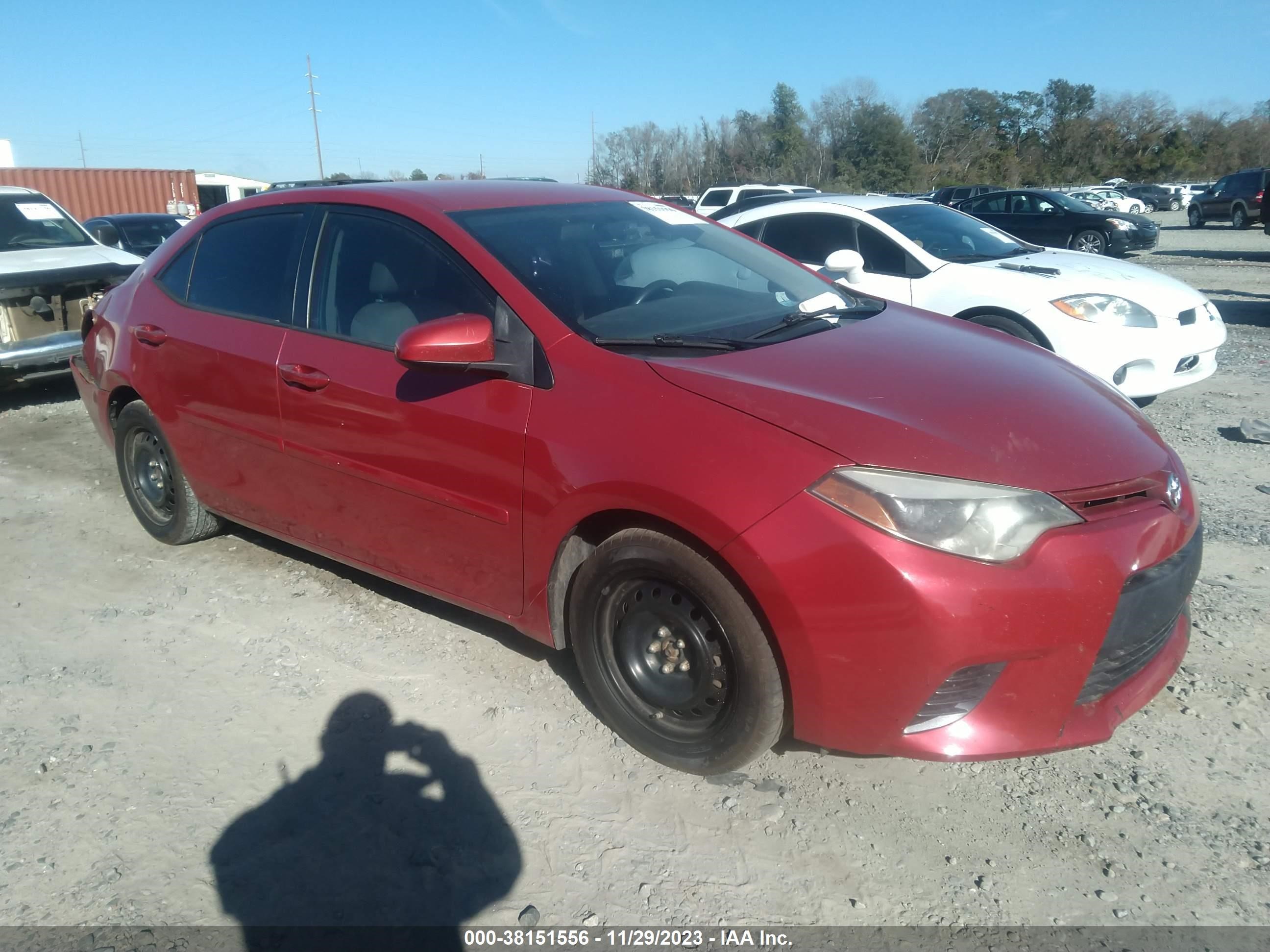 TOYOTA COROLLA 2016 5yfburhe7gp498781