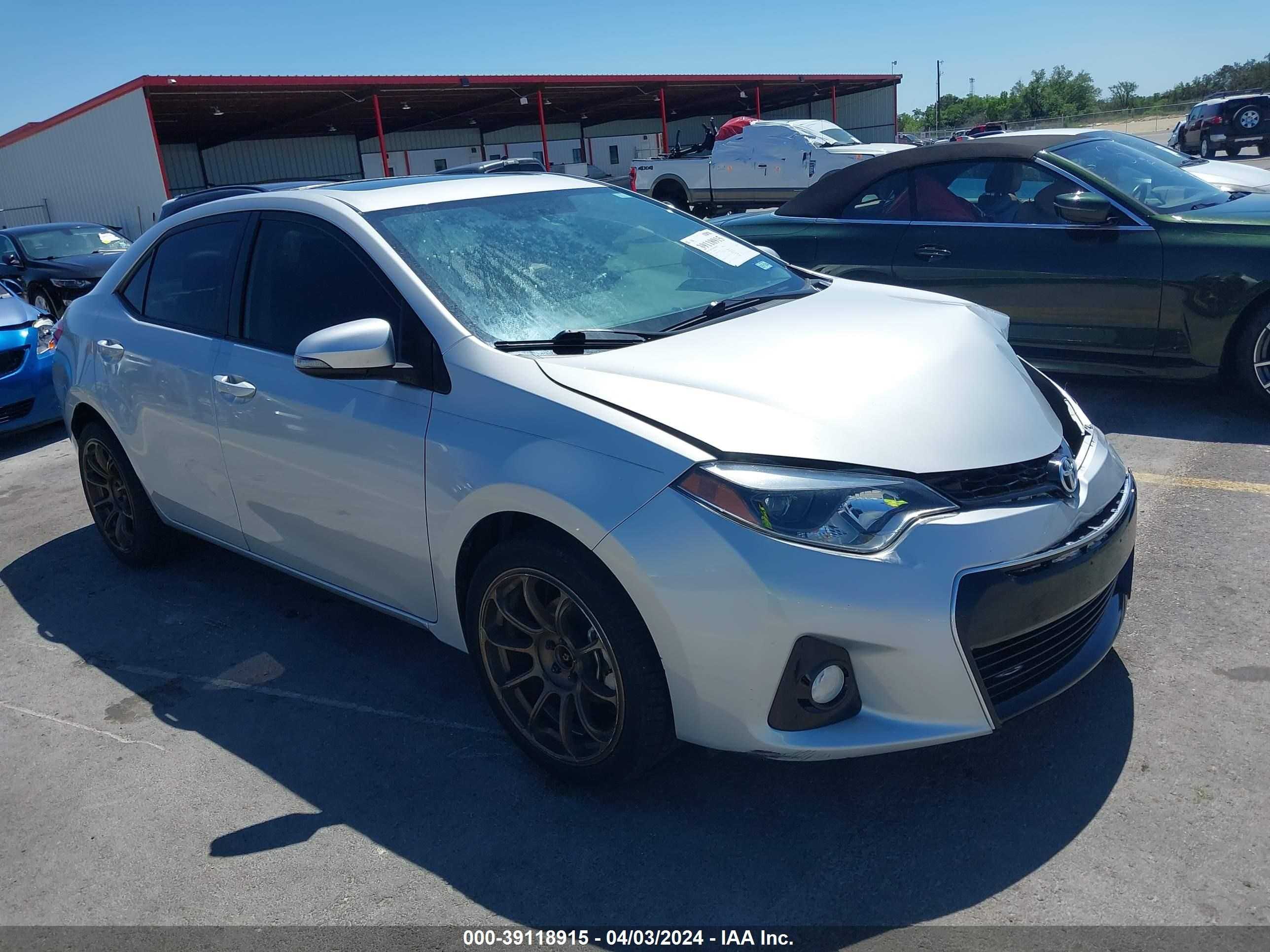 TOYOTA COROLLA 2016 5yfburhe8gp455826