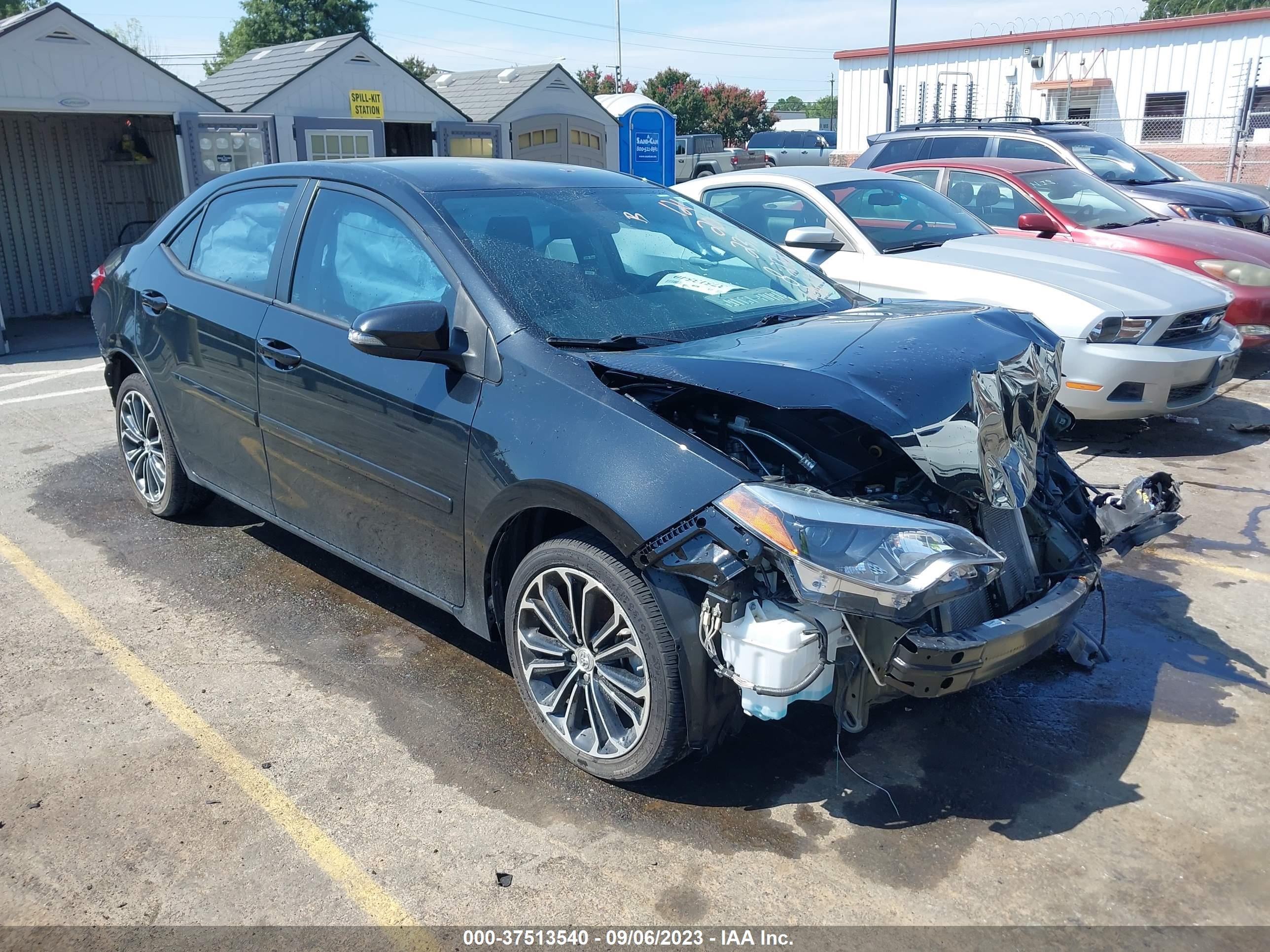 TOYOTA COROLLA 2016 5yfburhe8gp502370