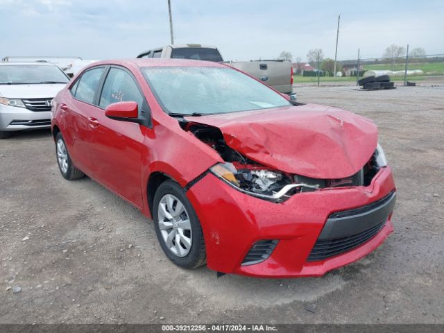 TOYOTA COROLLA 2016 5yfburhe8gp516298