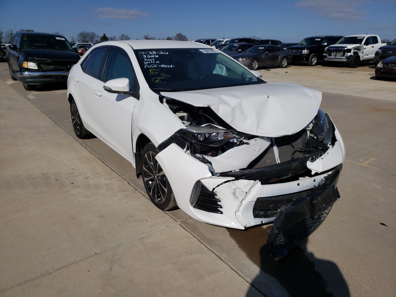 TOYOTA COROLLA L 2017 5yfburhe8hp734890