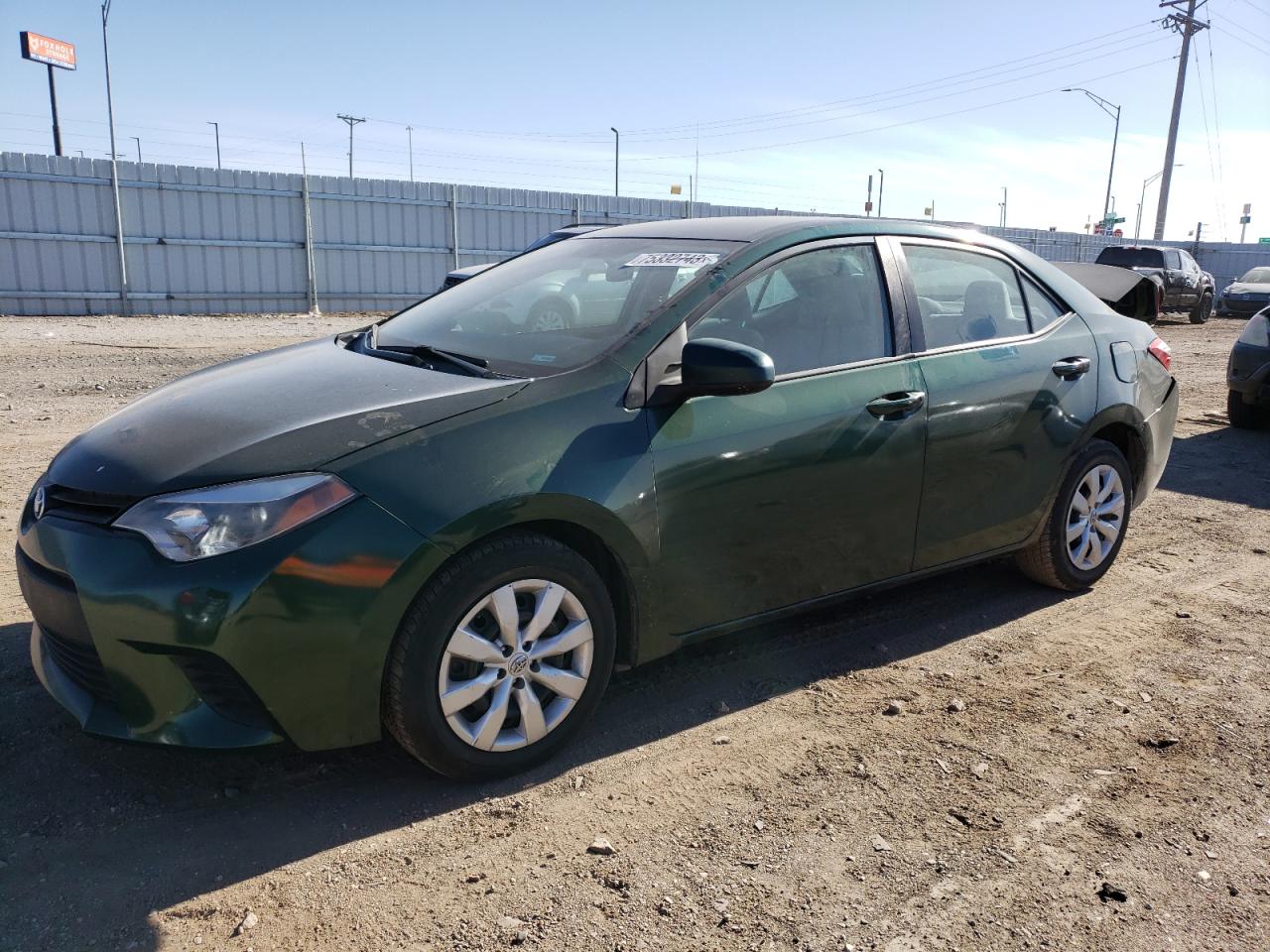 TOYOTA COROLLA 2014 5yfburhe9ep009245