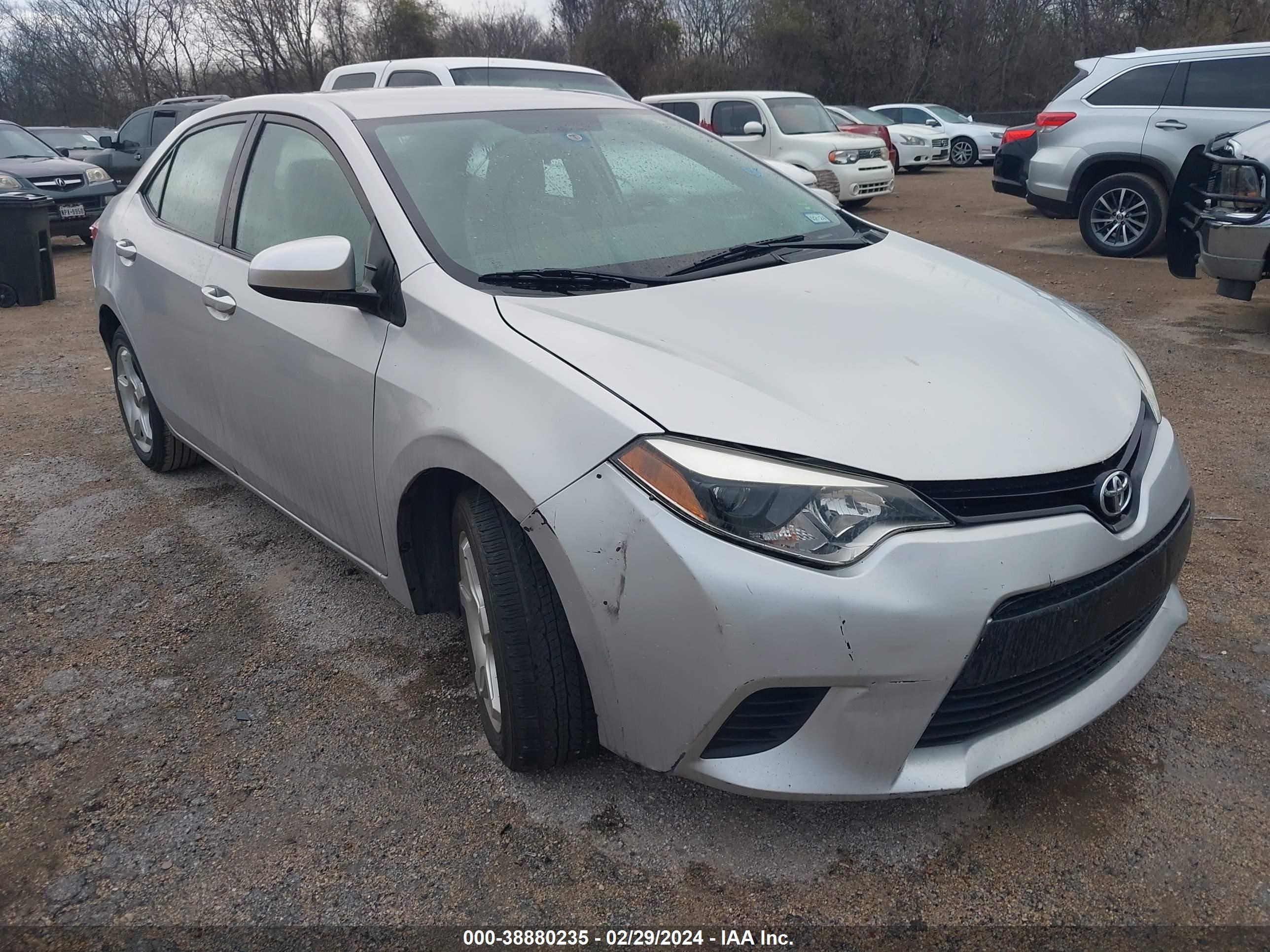 TOYOTA COROLLA 2014 5yfburhe9ep082888