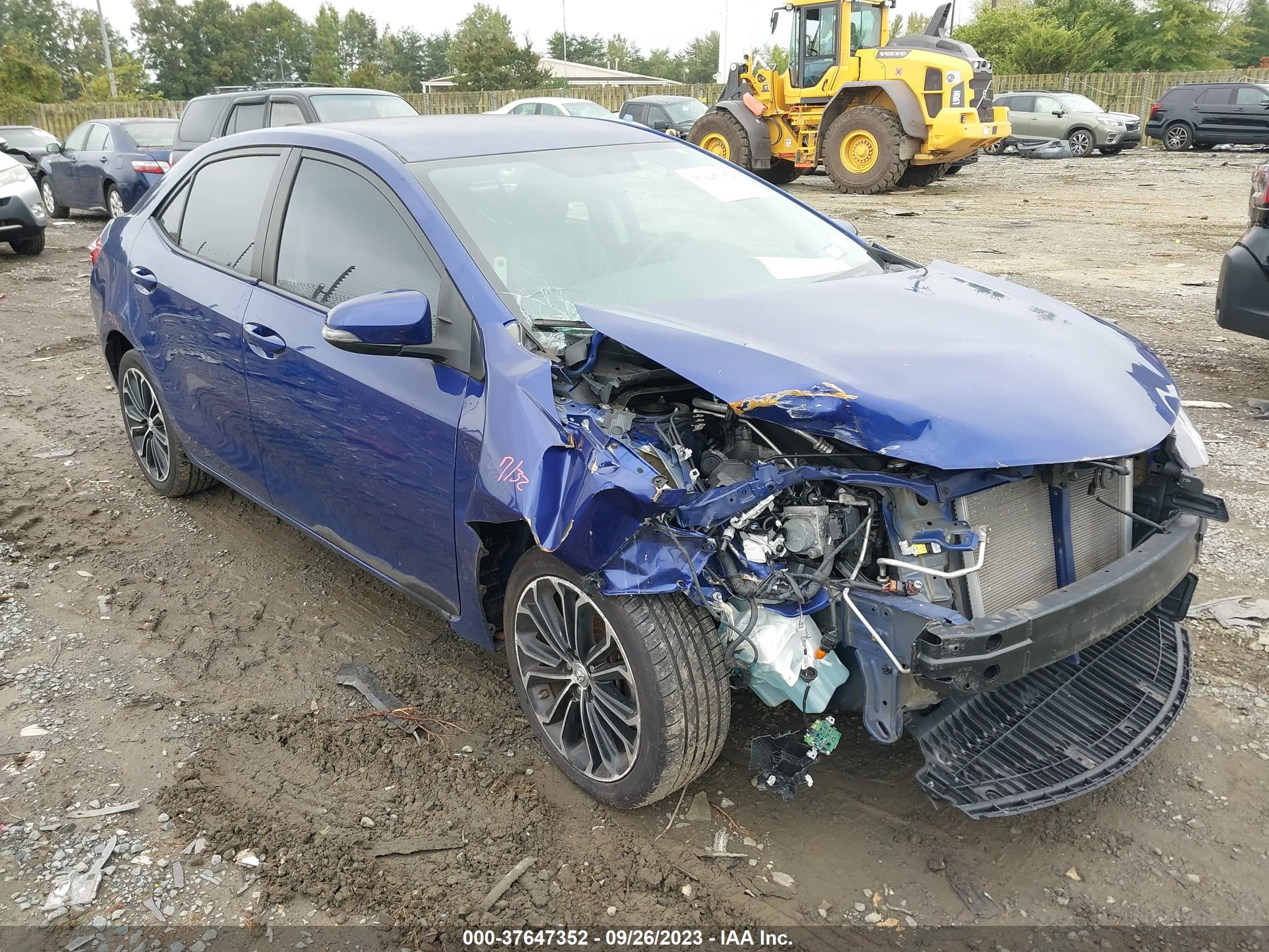 TOYOTA COROLLA 2015 5yfburhe9fp293753