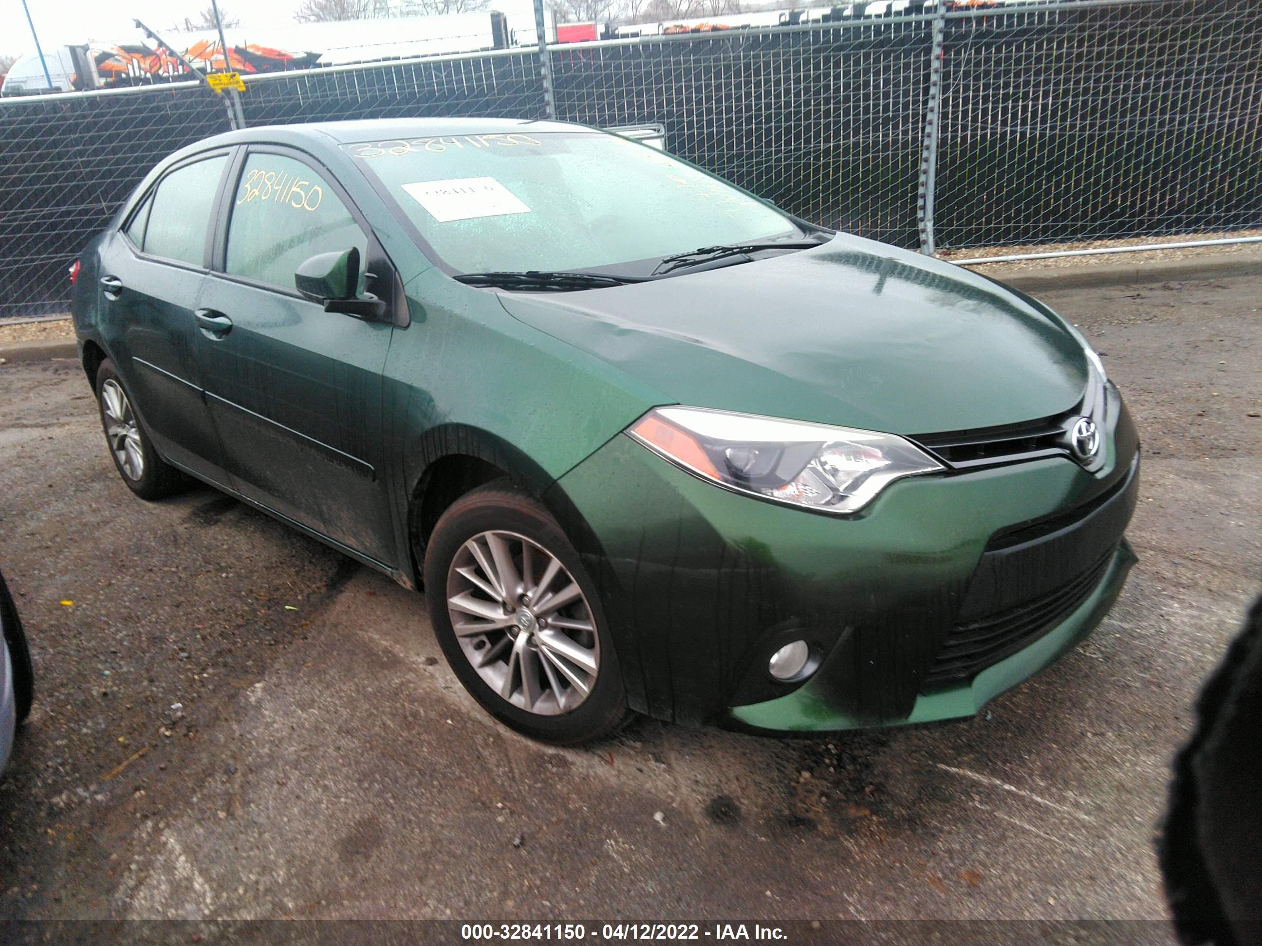 TOYOTA COROLLA 2015 5yfburhe9fp350131