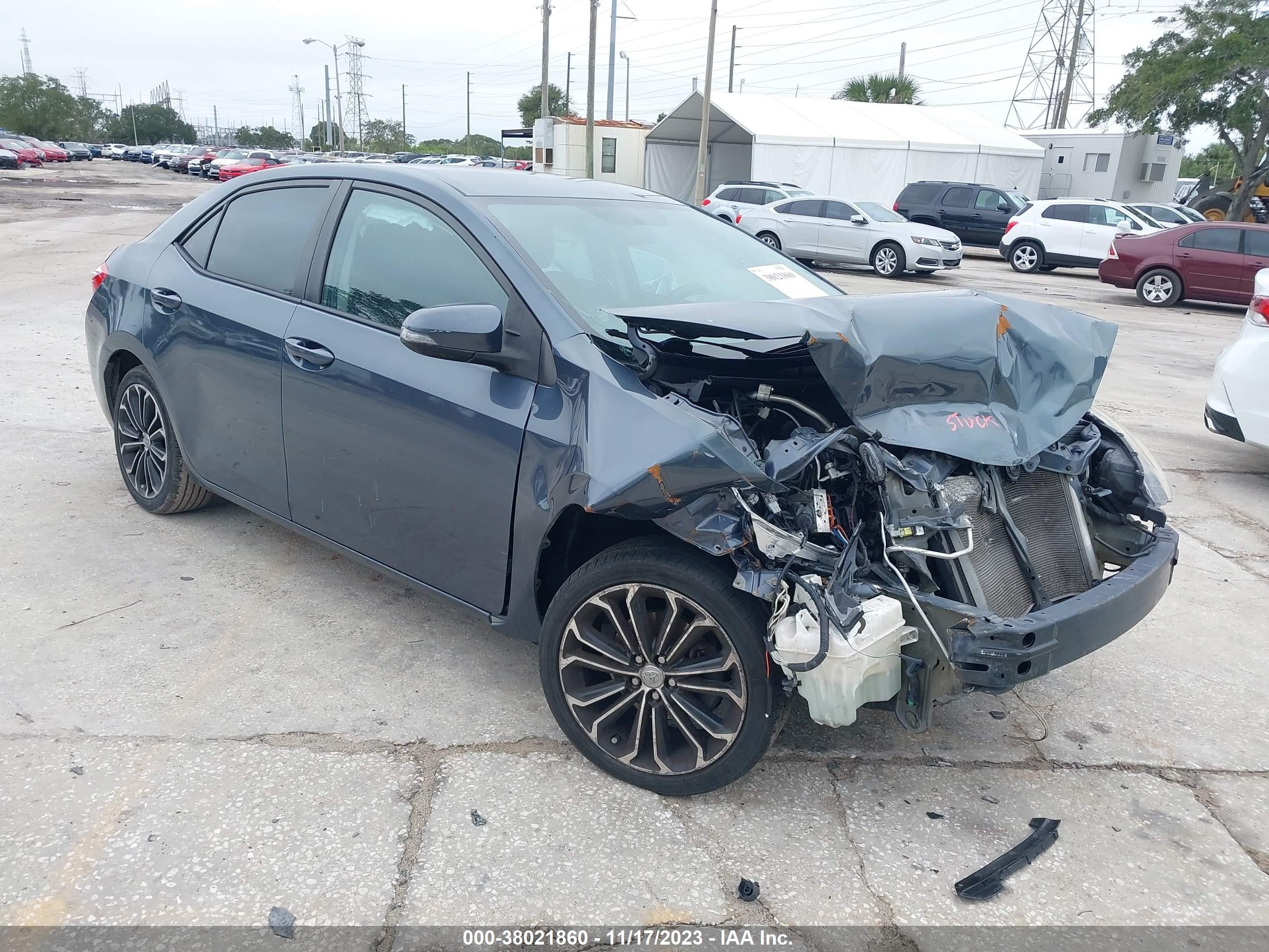 TOYOTA COROLLA 2014 5yfburhexep062309