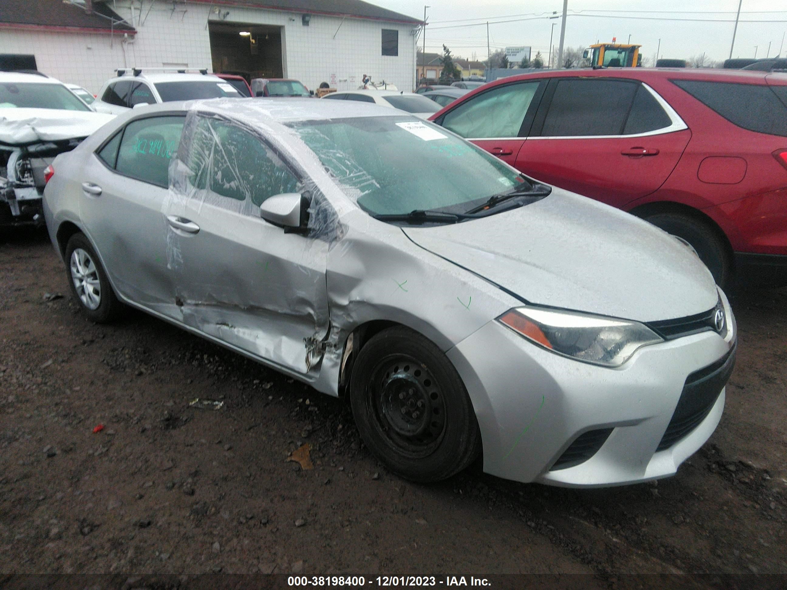 TOYOTA COROLLA 2014 5yfburhexep137543