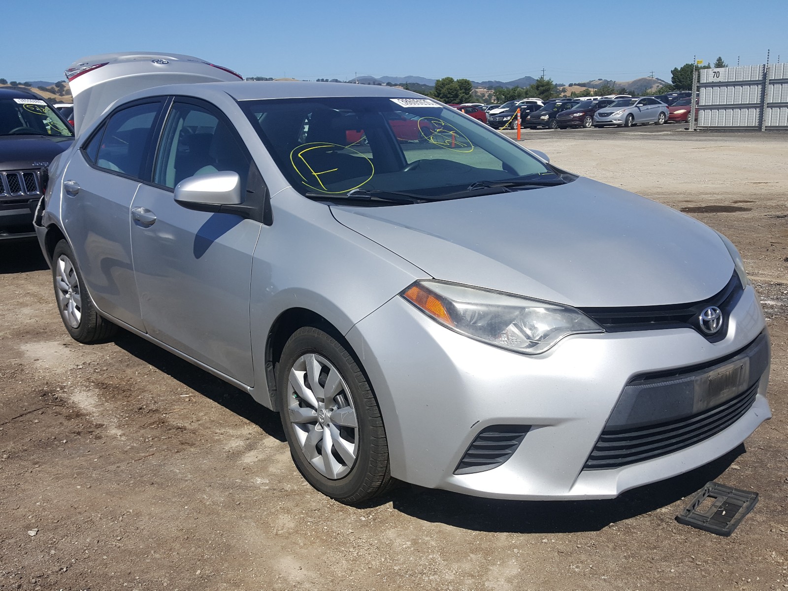 TOYOTA COROLLA L 2014 5yfburhexep148221