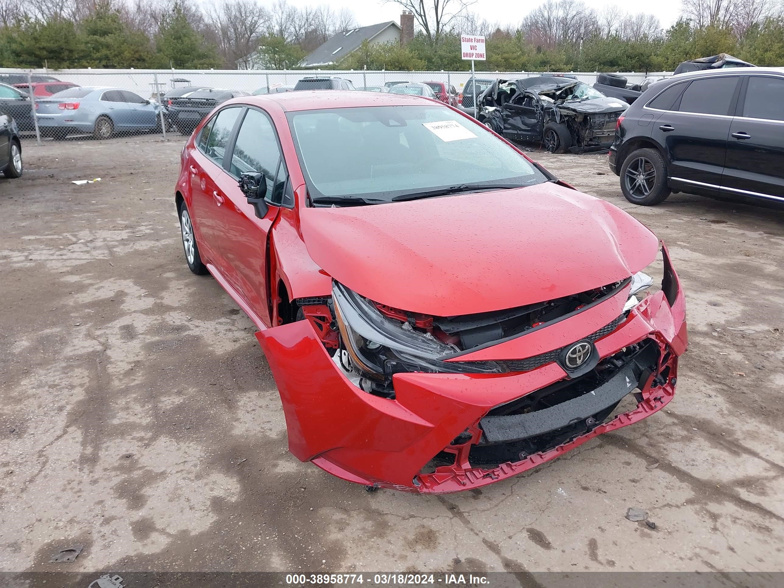 TOYOTA COROLLA 2021 5yfepmae7mp175375