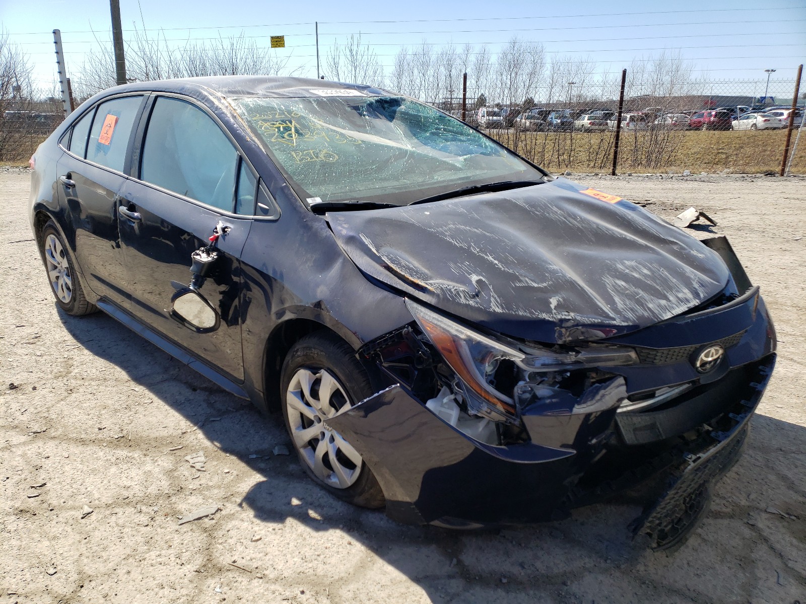 TOYOTA COROLLA LE 2021 5yfepmae7mp203935