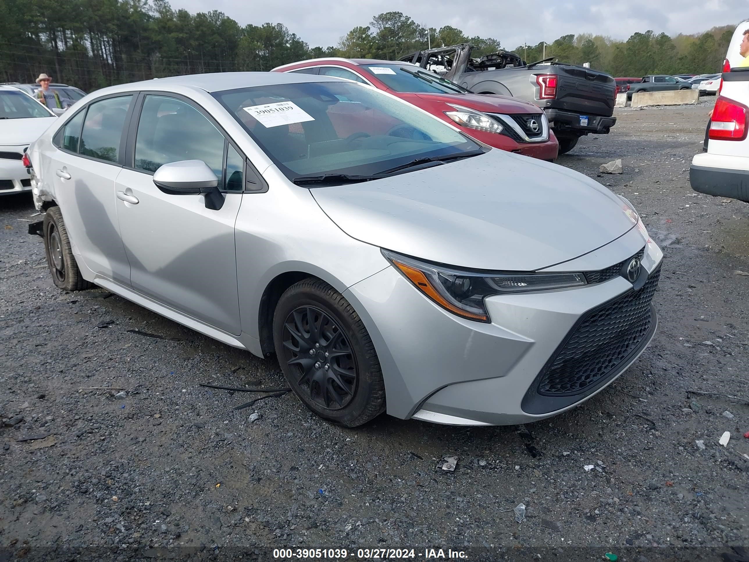 TOYOTA COROLLA 2020 5yfeprae0lp114851