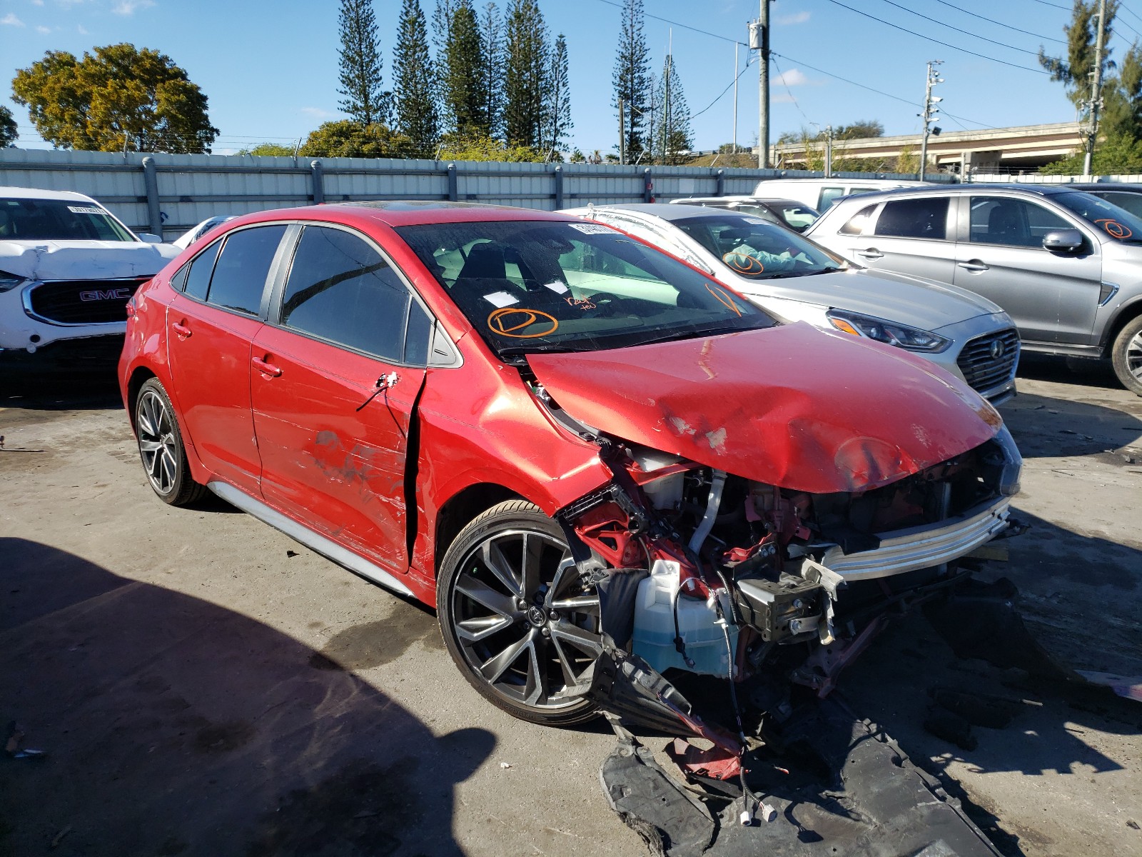 TOYOTA COROLLA SE 2020 5yfp4rce0lp044590