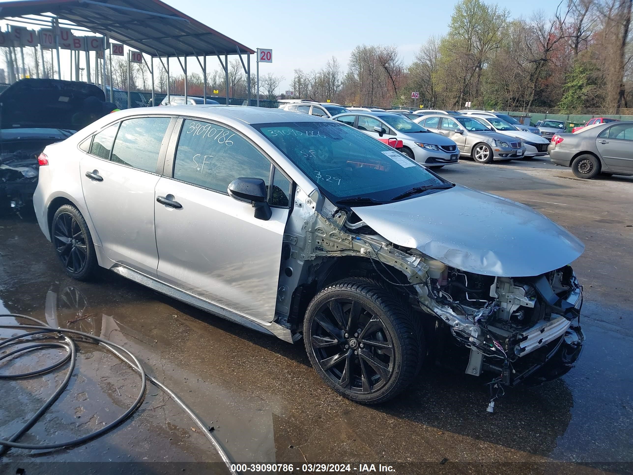 TOYOTA COROLLA 2021 5yfs4mce0mp083758