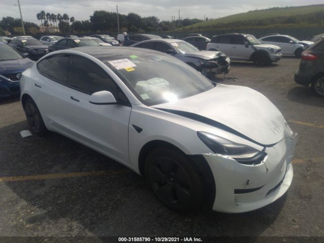 TESLA MODEL 3 2021 5yj3e1ea0mf046585