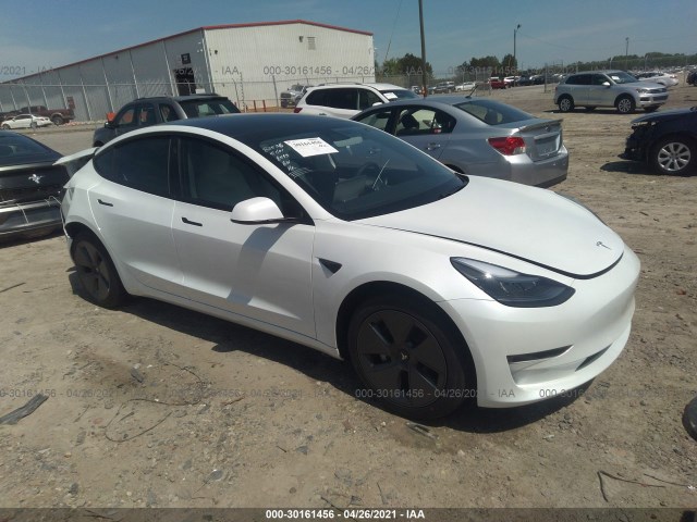 TESLA MODEL 3 2021 5yj3e1ea0mf908543