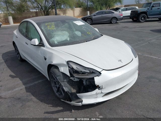 TESLA MODEL 3 2022 5yj3e1ea0nf333166