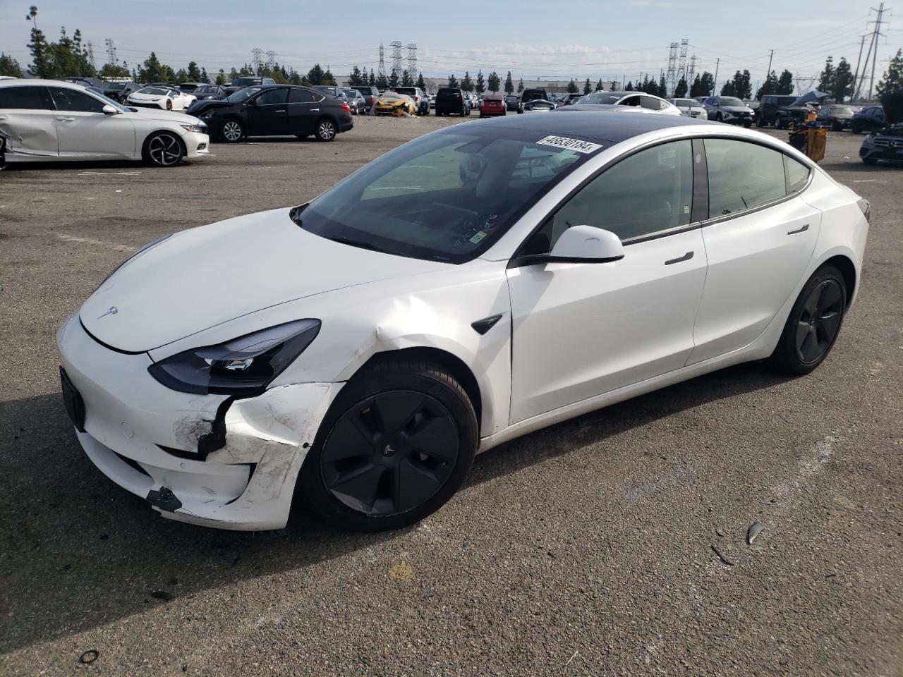 TESLA MODEL 3 2022 5yj3e1ea0nf376373