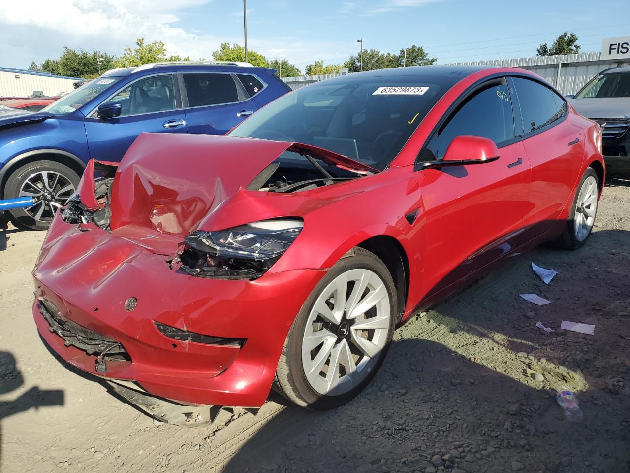 TESLA MODEL 3 2021 5yj3e1ea1mf084469