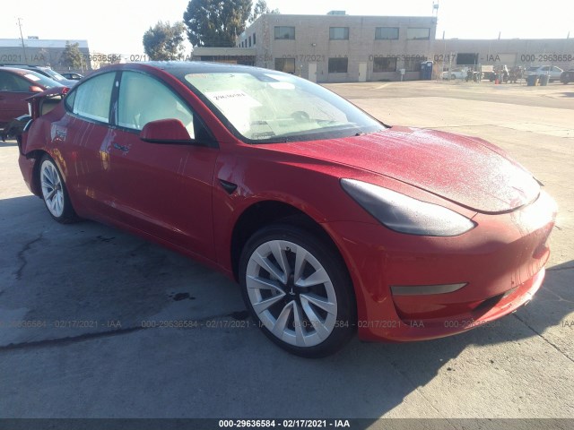 TESLA MODEL 3 2021 5yj3e1ea1mf877531