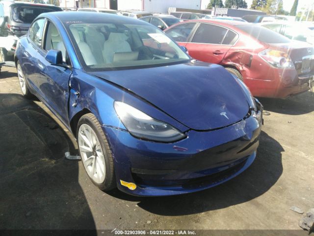 TESLA MODEL 3 2022 5yj3e1ea1nf153873