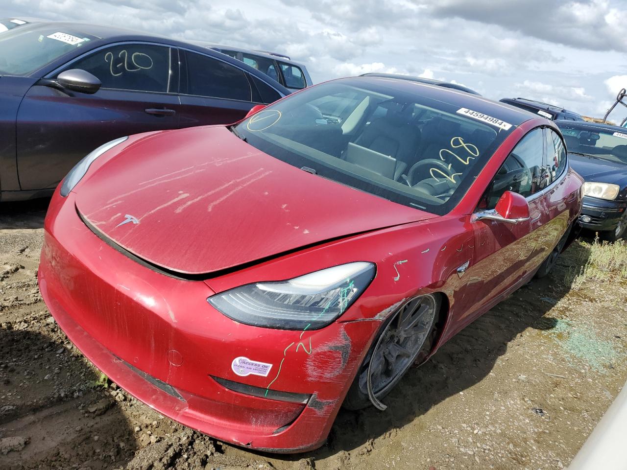 TESLA MODEL 3 2019 5yj3e1ea2kf305624